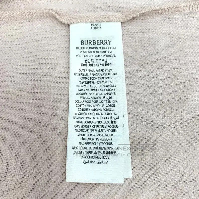 Burberry Burberry Pink Cotton Women's T-Shirt. Size M / US 6-8 / IT 42-44 - 6 Thumbnail