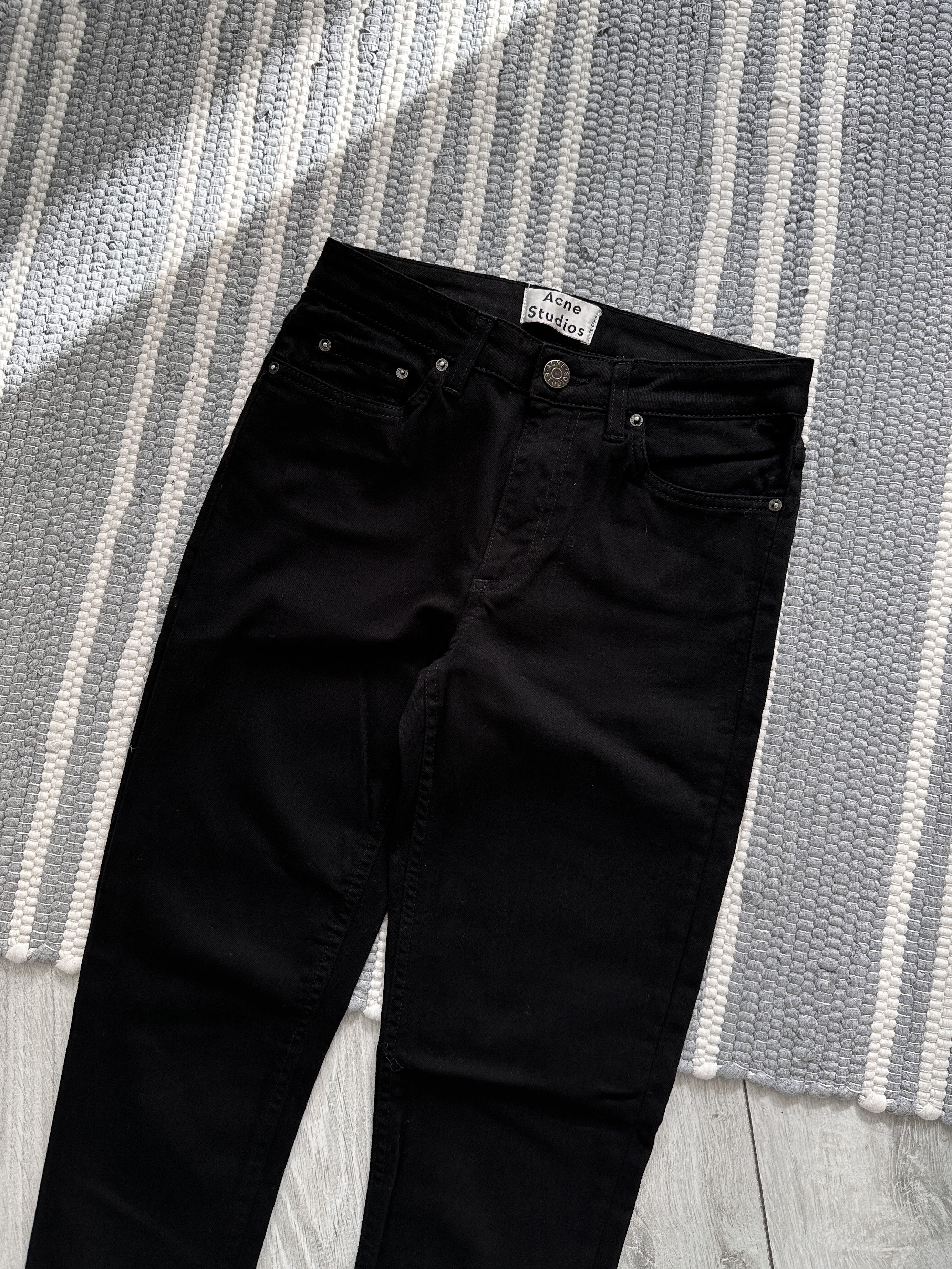 Acne Studios Acne Studios Skin 5 Black Denim Pants Jeans Size 26" / US 2 / IT 38 - 3 Thumbnail