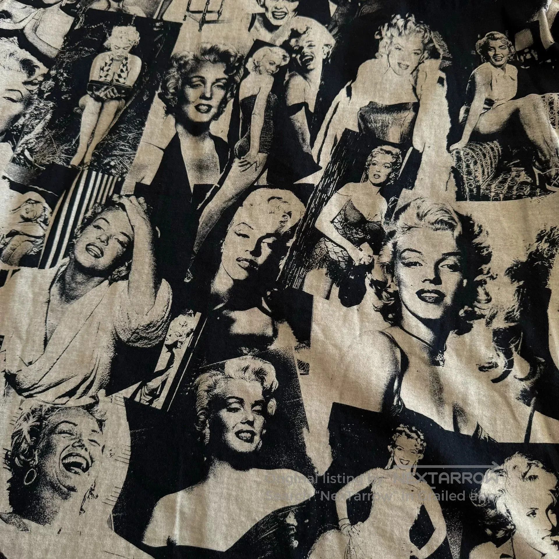 Vintage Marilyn Monroe Vintage Overprint Tee. Size US M / EU 48-50 / 2 - 2 Thumbnail