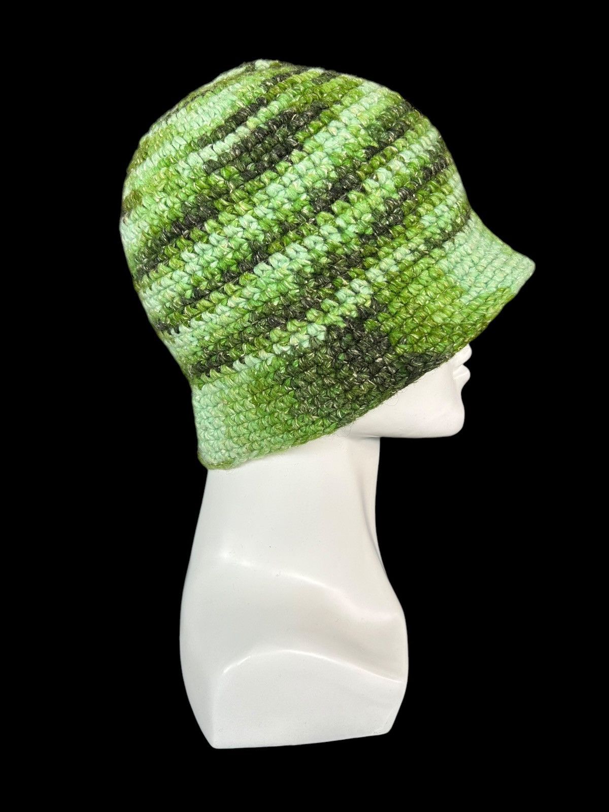 Japanese Brand × Kapital × Vintage Crochet Knitted Handmade Rare Hats ☠️☠️ Size ONE SIZE - 3 Thumbnail
