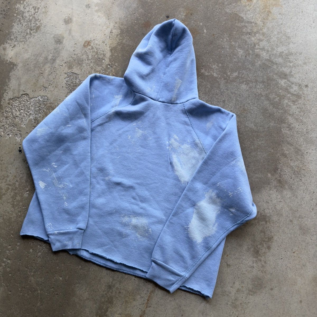 Vintage Thrashed Faded Distressed Painted Sweatshirt ERD Grunge ERL Size US L / EU 52-54 / 3 - 4 Thumbnail