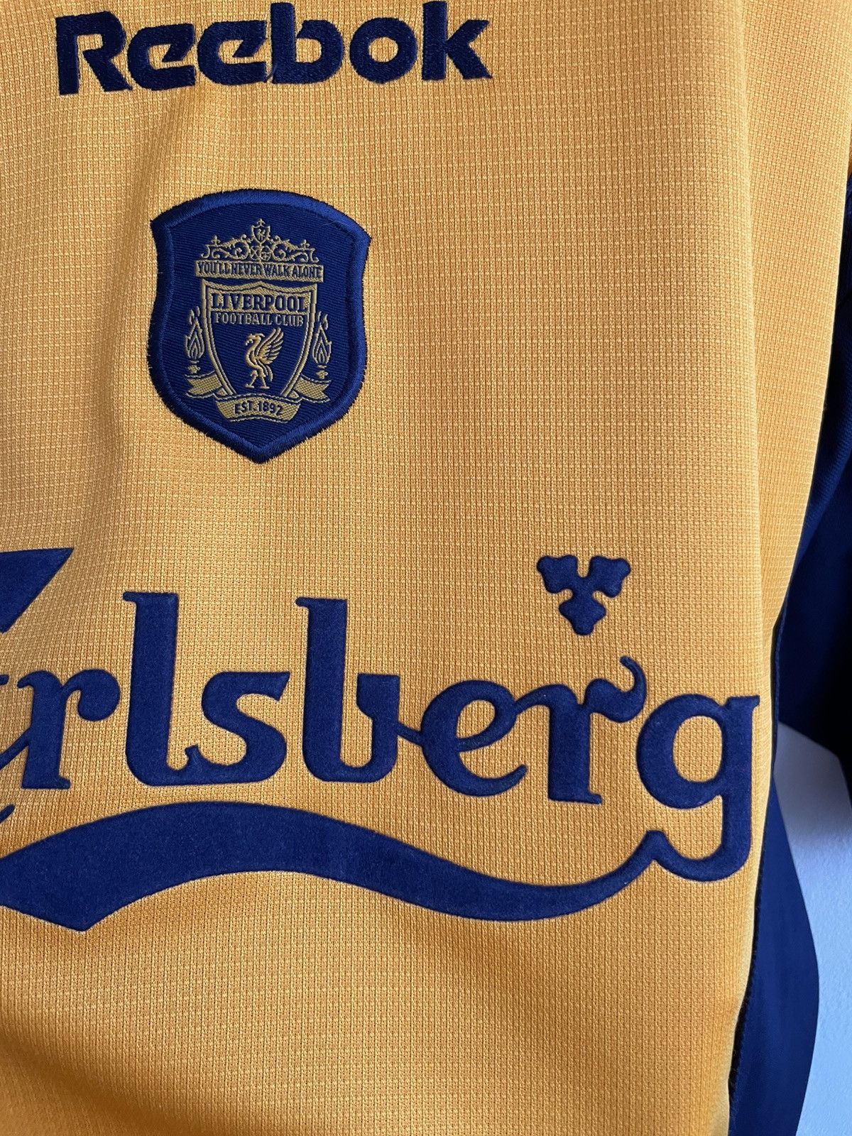 Reebok LIVERPOOL 2000 2001 2002 REEBOK SOCCER JERSEY FOOTBALL SHIRT Size US L / EU 52-54 / 3 - 6 Thumbnail