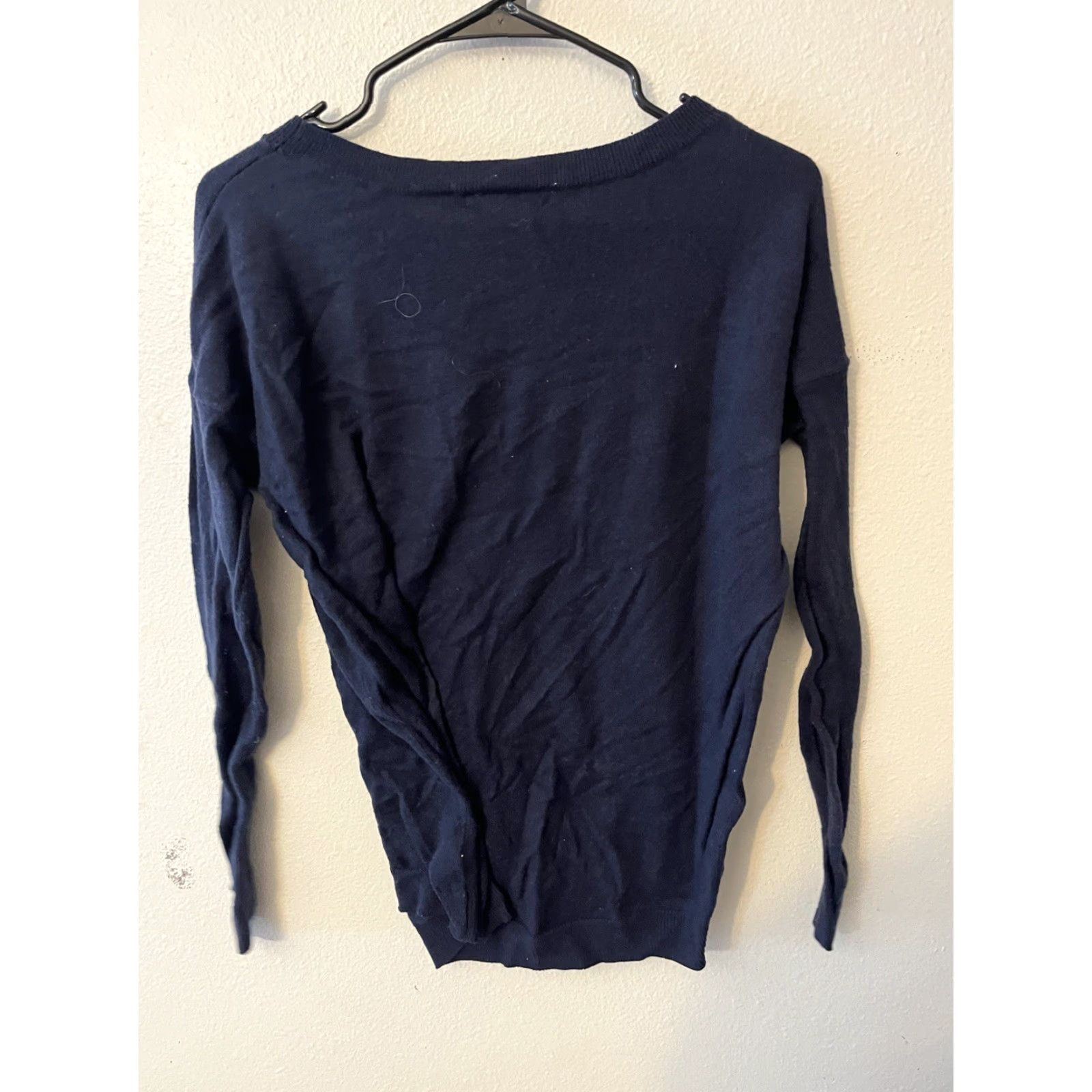Gap VINTAGE Gap Shirt Women S Navy Blue Round Neck Long Sleeve Adult Small Oversized 90s Concert? Size S / US 4 / IT 40 - 3 Thumbnail