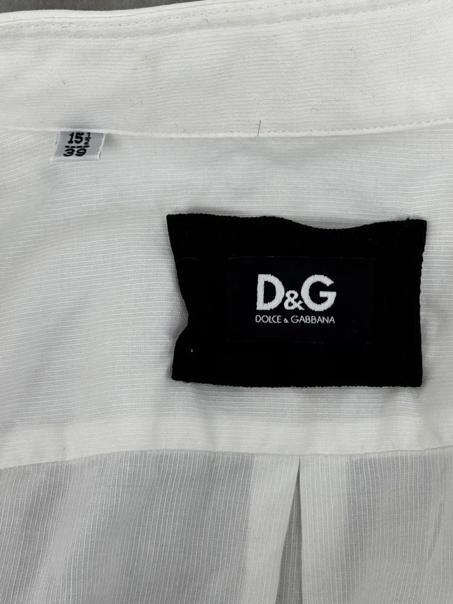 Dolce & Gabbana 2000s Dolce & Gabbana Royal White Shirt Size US M / EU 48-50 / 2 - 11 Thumbnail