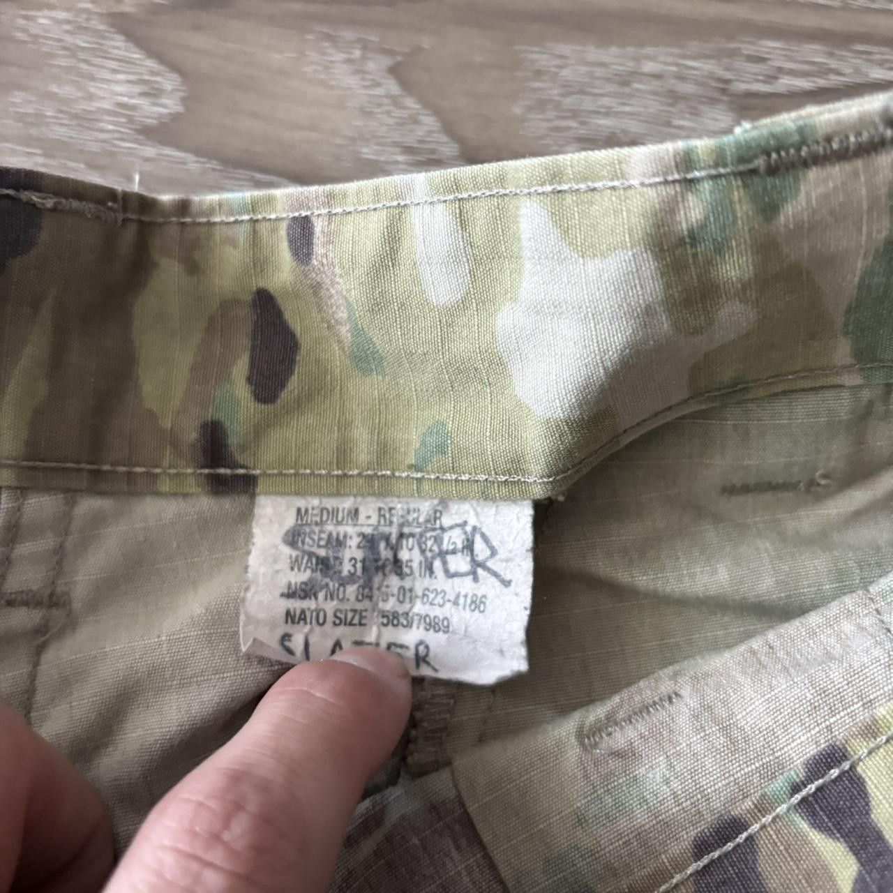 Japanese Brand Vintage Y2K/2000s Military Camo Streetwear Skater Cargo Pants! 34x32 Size US 34 / EU 50 - 7 Thumbnail
