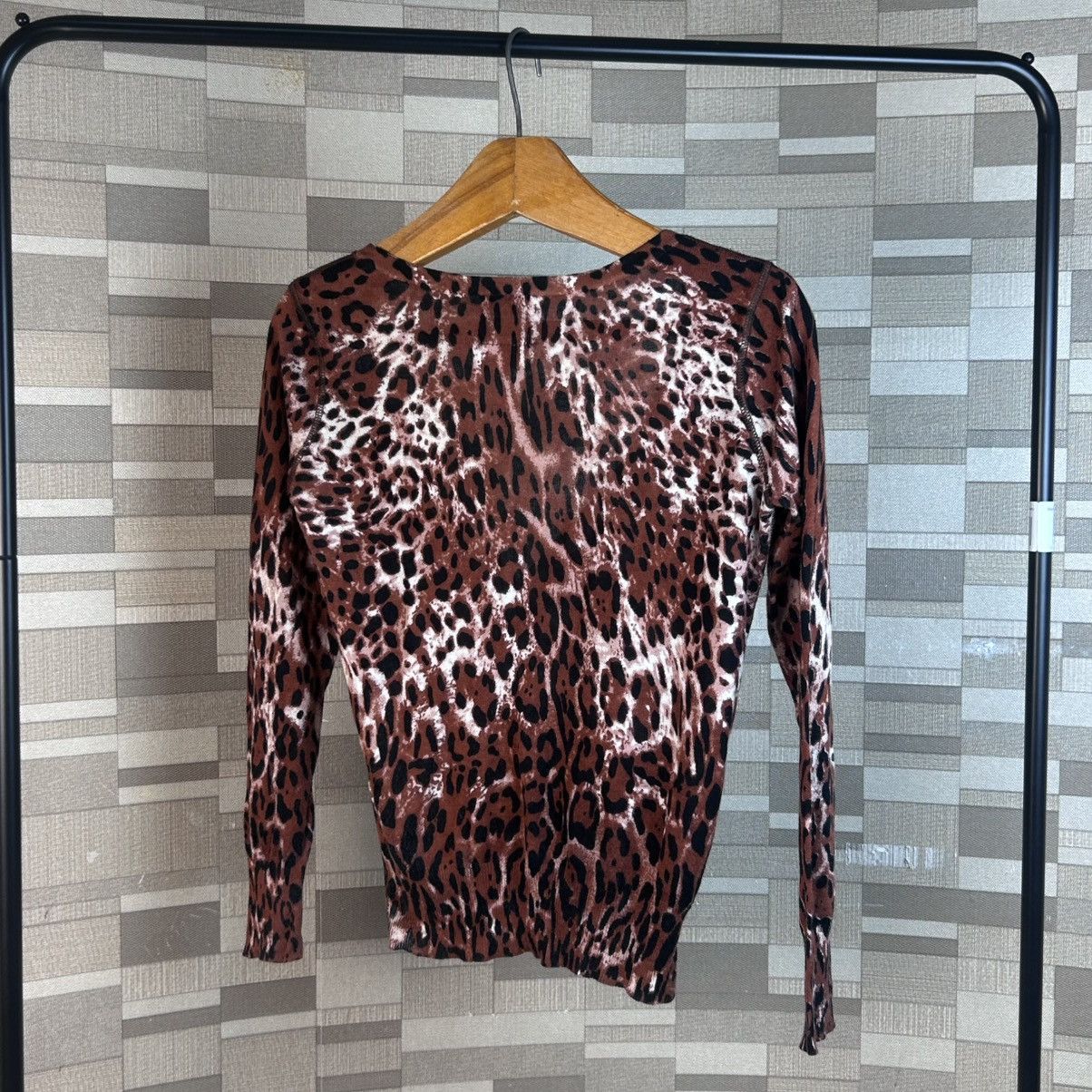 Jean Paul Gaultier Very Rare Jean Paul Gaultier Top Leopard Blouse Print Size M / US 6-8 / IT 42-44 - 4 Thumbnail