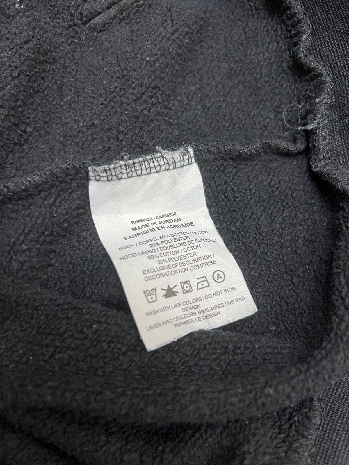 Vintage Y2K FADED NIKE AIR JORDAN BIG LOGO HOODIE Size US M / EU 48-50 / 2 - 8 Thumbnail
