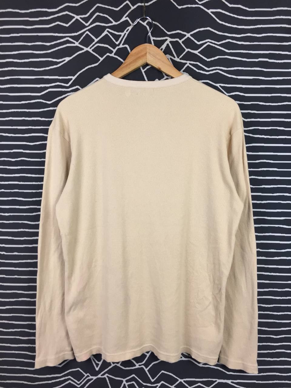 J.Crew J.Crew Essential Thermal Waffle Knit Long Sleeve Henley Tee Size US S / EU 44-46 / 1 - 6 Thumbnail
