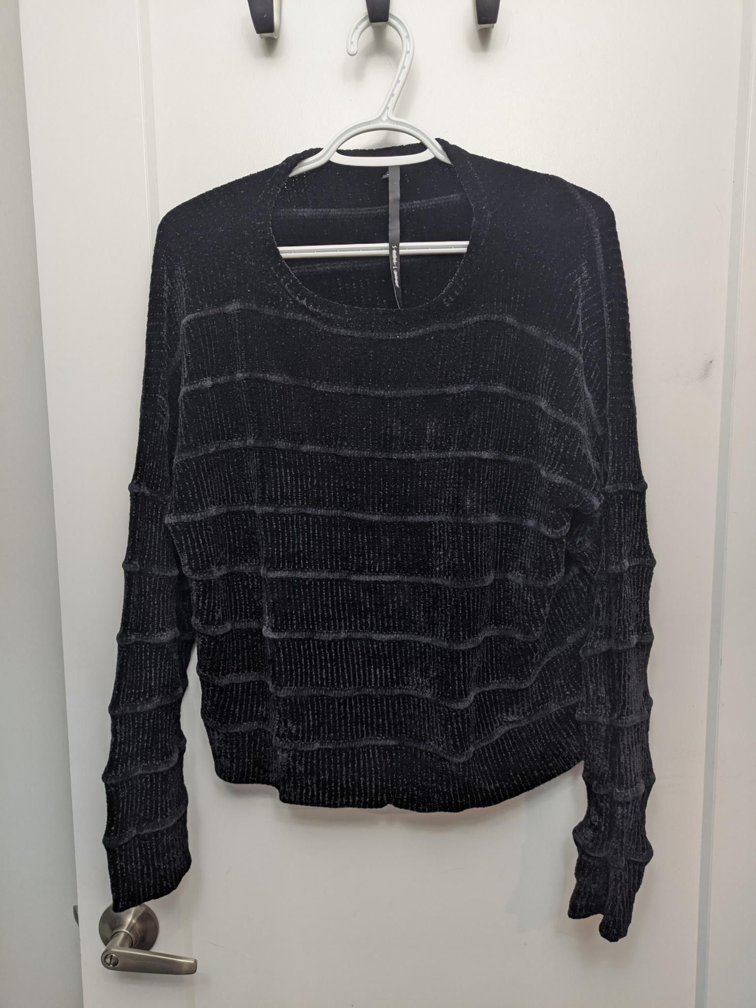 Sara Lanzi Oversized Slouchy Velvet Sweater Size S / US 4 / IT 40 - 1 Thumbnail