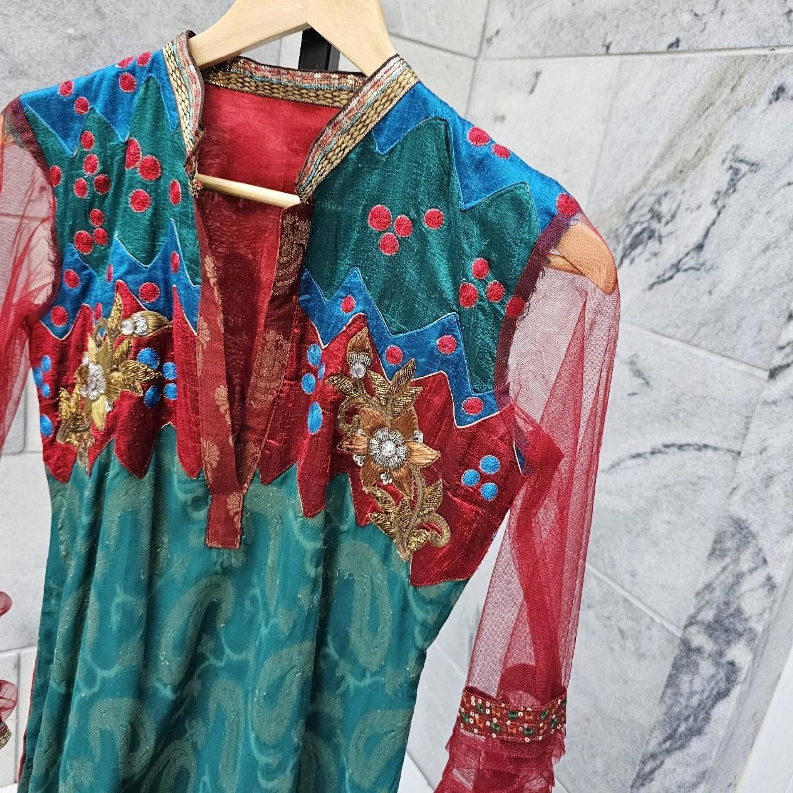 Other Women's Multicolored Beautiful Embroidered Dress Size XS / US 0-2 / IT 36-38 - 3 Thumbnail