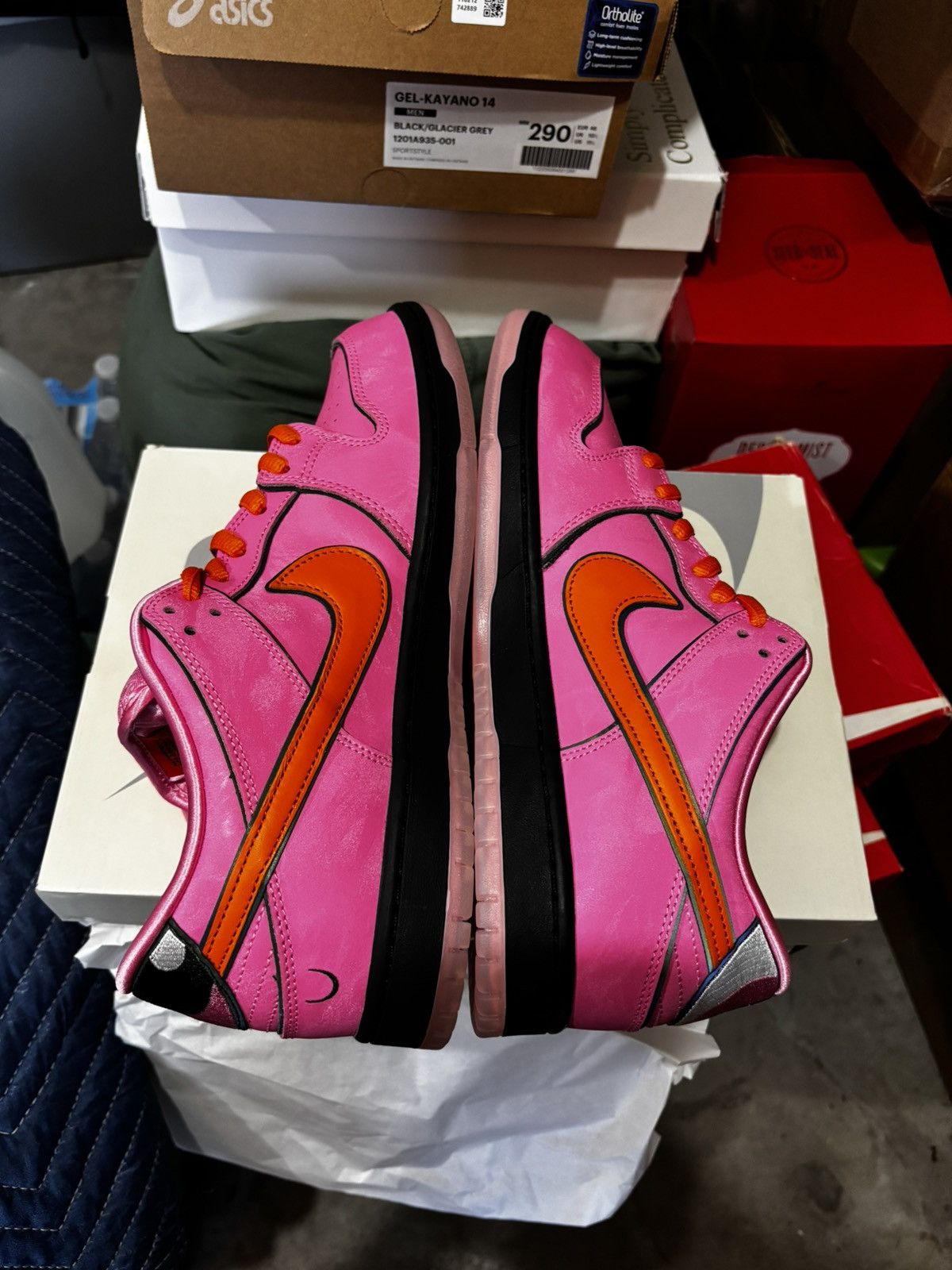 Nike Nike SB Dunk Low The Powerpuff Girls Blossom Size US 11.5 / EU 44-45 - 3 Thumbnail