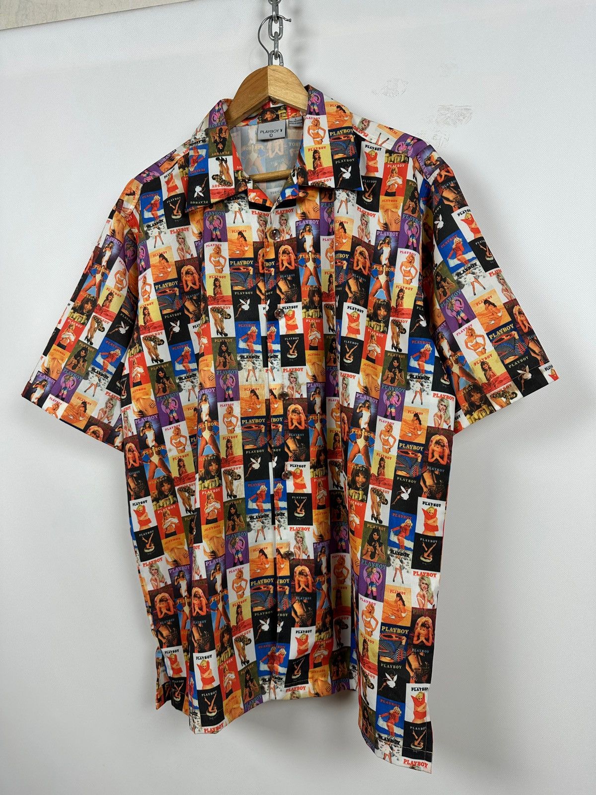 Playboy Vintage Playboy Magazine Cover All Over Print Button Shirt Size US L / EU 52-54 / 3 - 3 Thumbnail