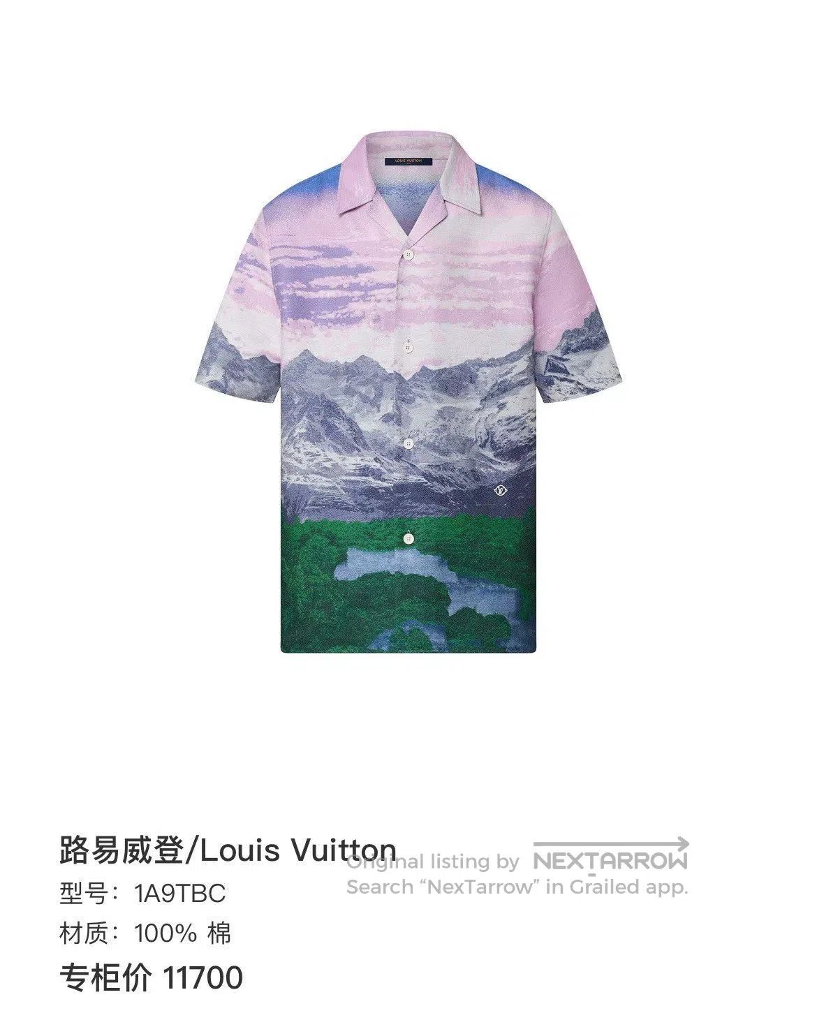 Louis Vuitton Louis Vuitton Landscape Print Shirt. Size XS / US 0-2 / IT 36-38 - 7 Thumbnail