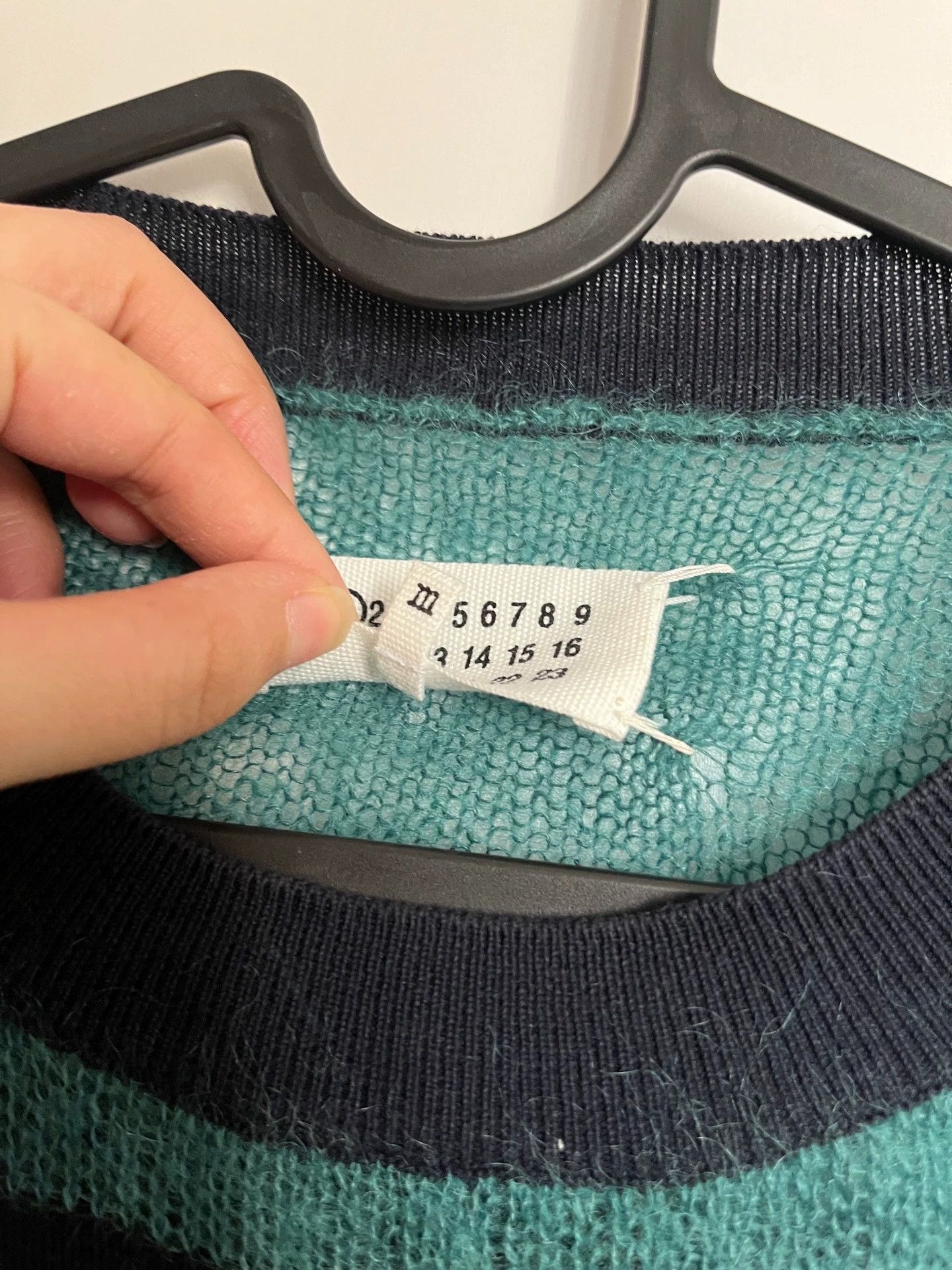 Maison Margiela MM Color Block Knit Sweater M 1 Wear Long Sleeves Size M / US 6-8 / IT 42-44 - 3 Thumbnail