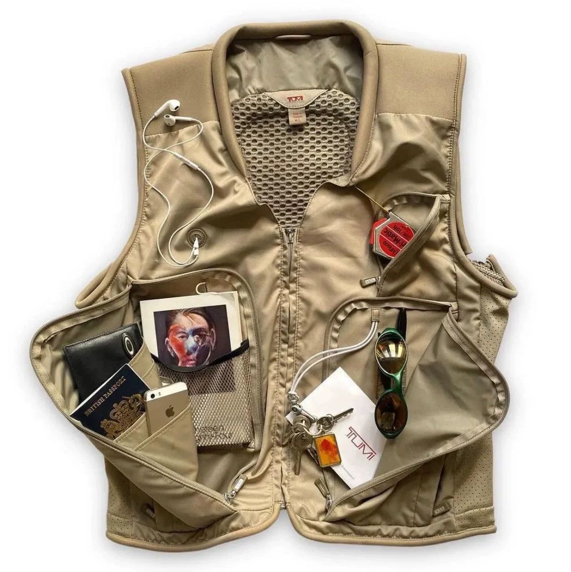 Tumi TUMI 2000s Vintage Coolmax Utility Vest Size US L / EU 52-54 / 3 - 5 Thumbnail