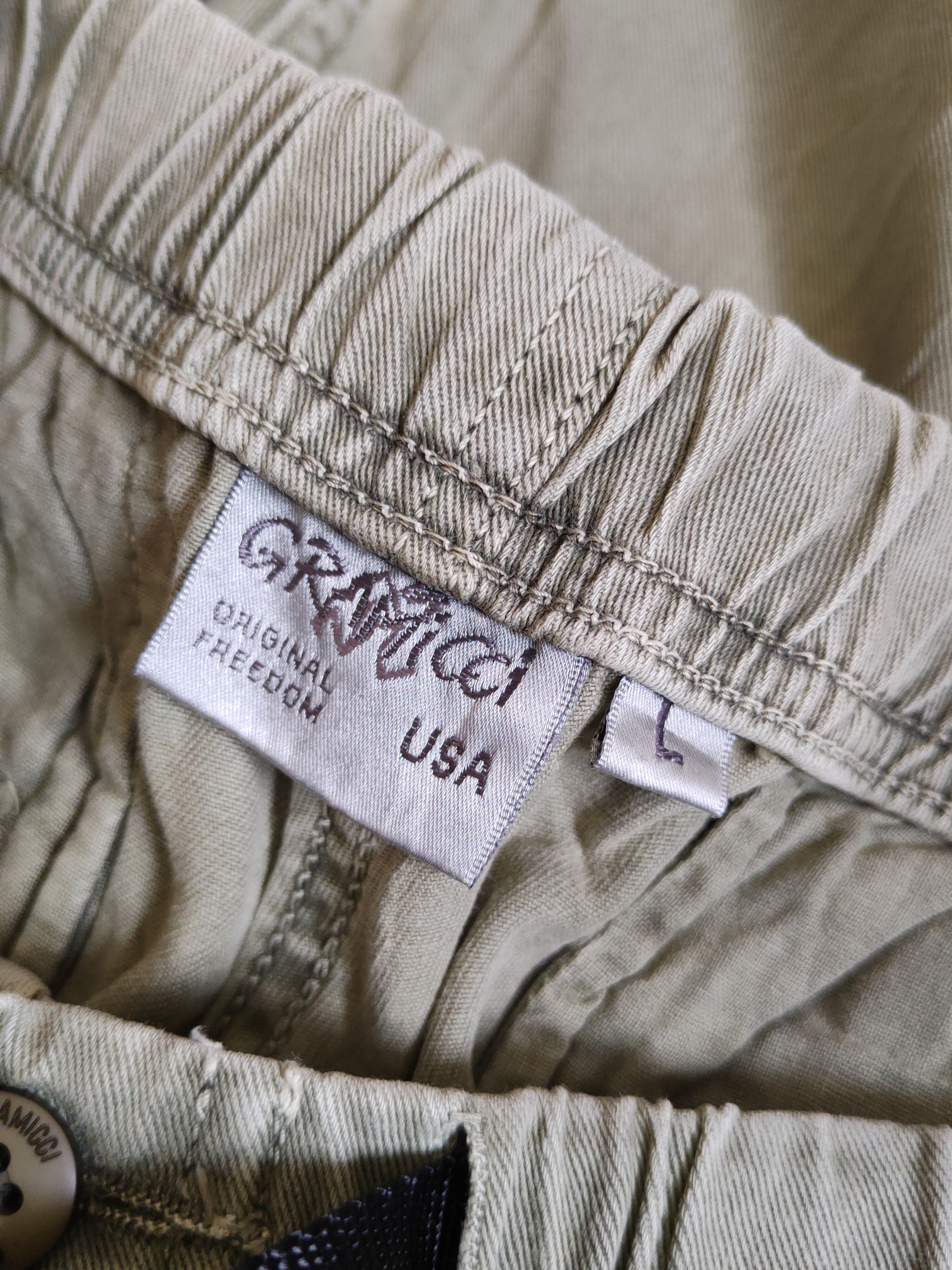 Gramicci Light Green Multipocket Casual Pants #S2261