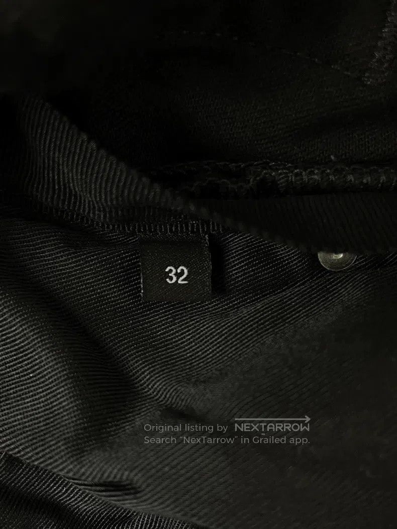 Amiri Amiri Size 32 Black ripped leather jeans Size US 32 / EU 48 - 4 Thumbnail