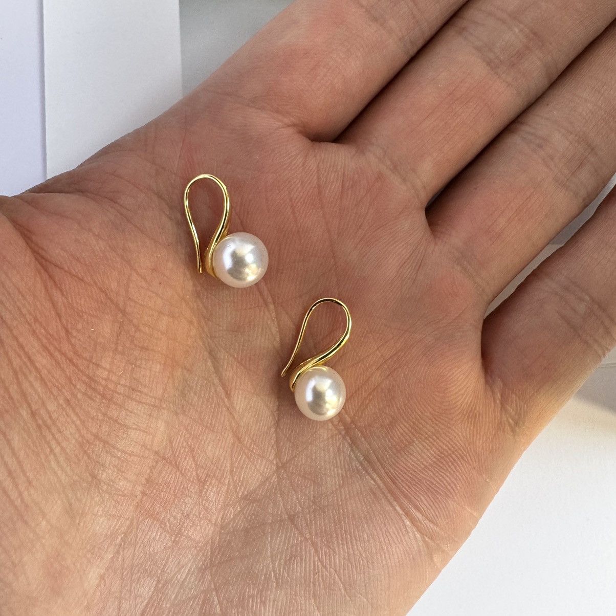Other Elegant White Pearl Dangle Drop Earrings for Women Size ONE SIZE - 4 Thumbnail