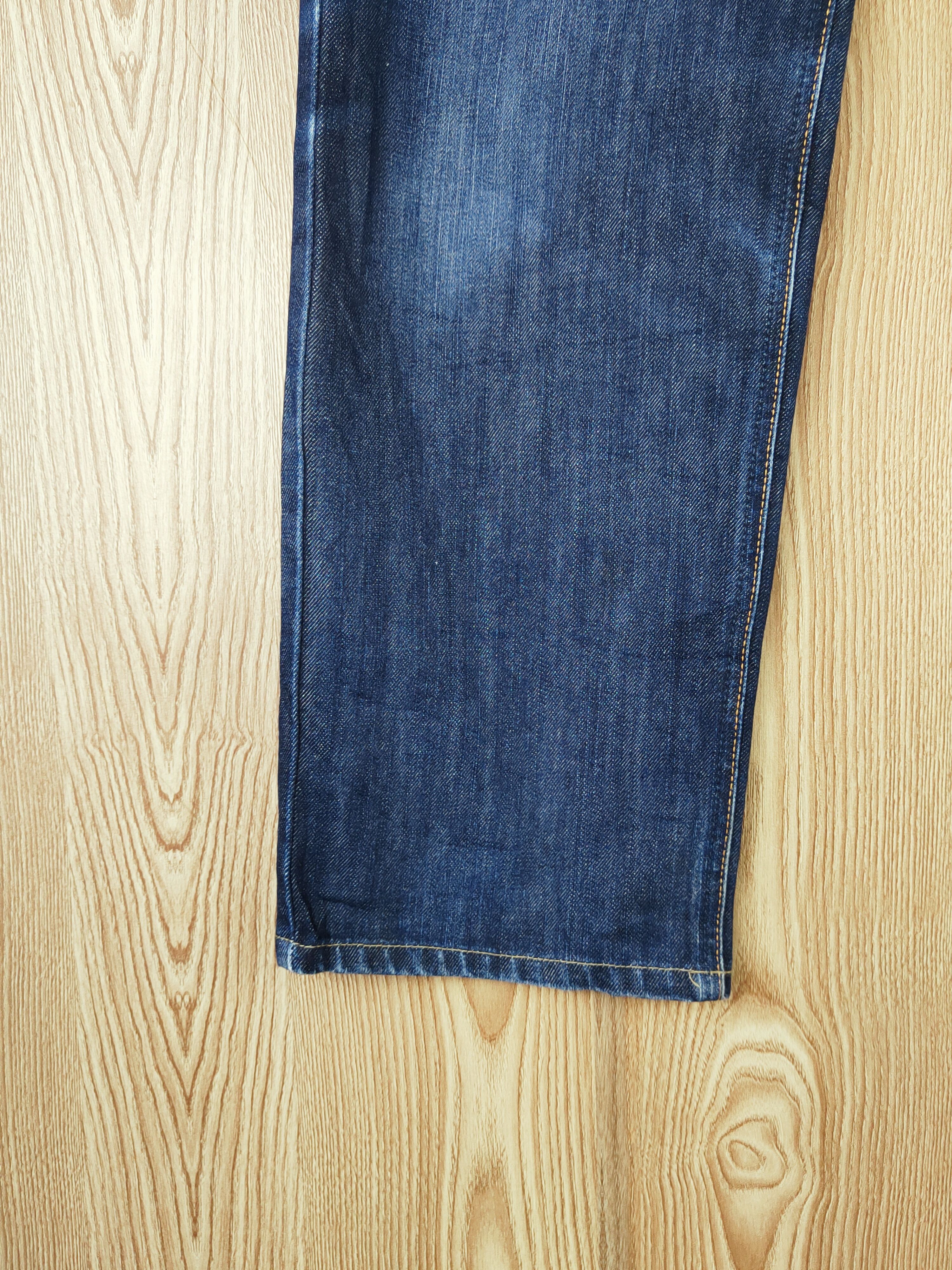 Edwin Edwin Dark Blue Distressed Ripped Jeans #S2736 Size US 34 / EU 50 - 4 Thumbnail