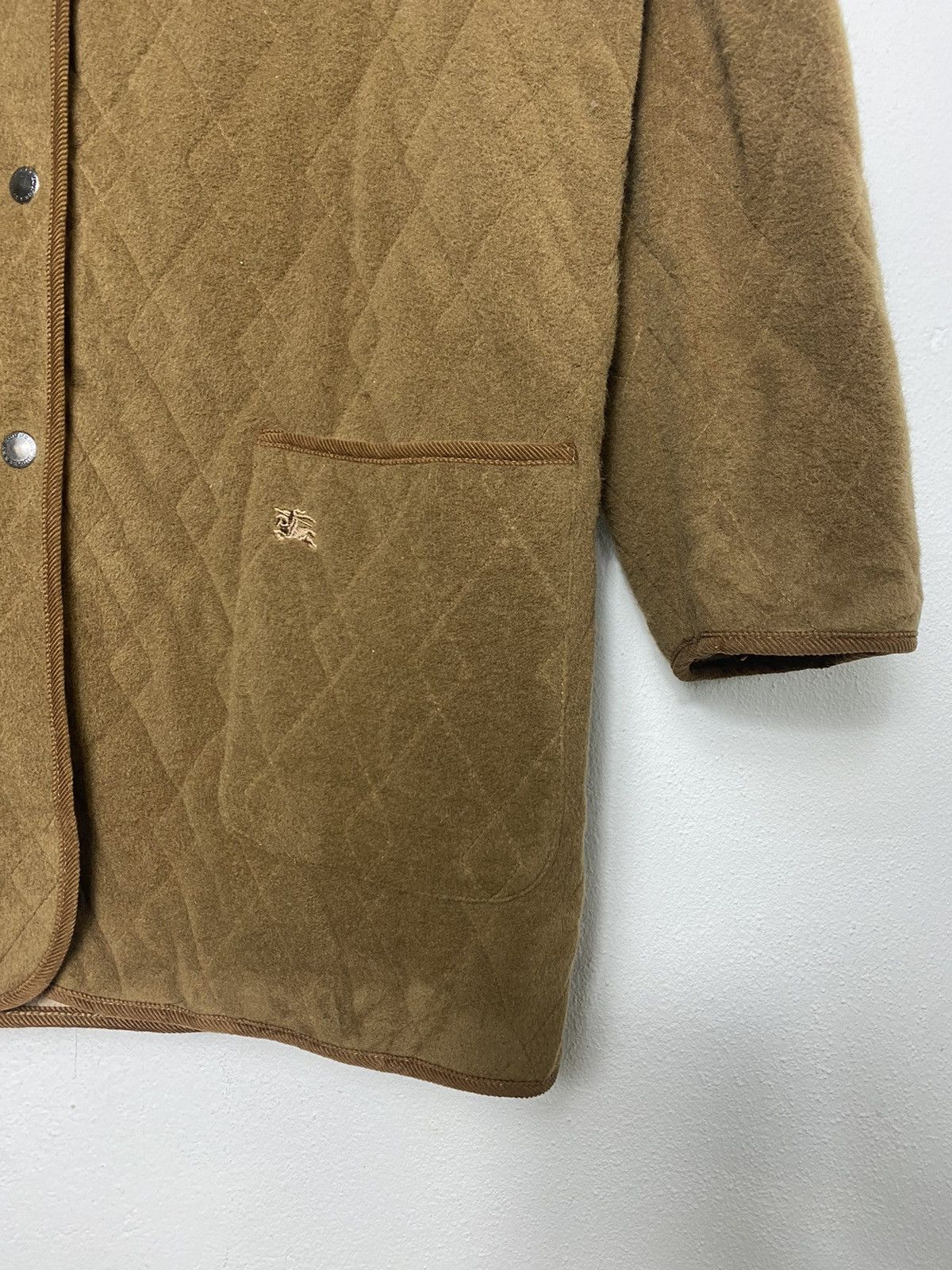 Burberry Burberry Novacheck Wool Jacket Quilted Size US L / EU 52-54 / 3 - 3 Thumbnail