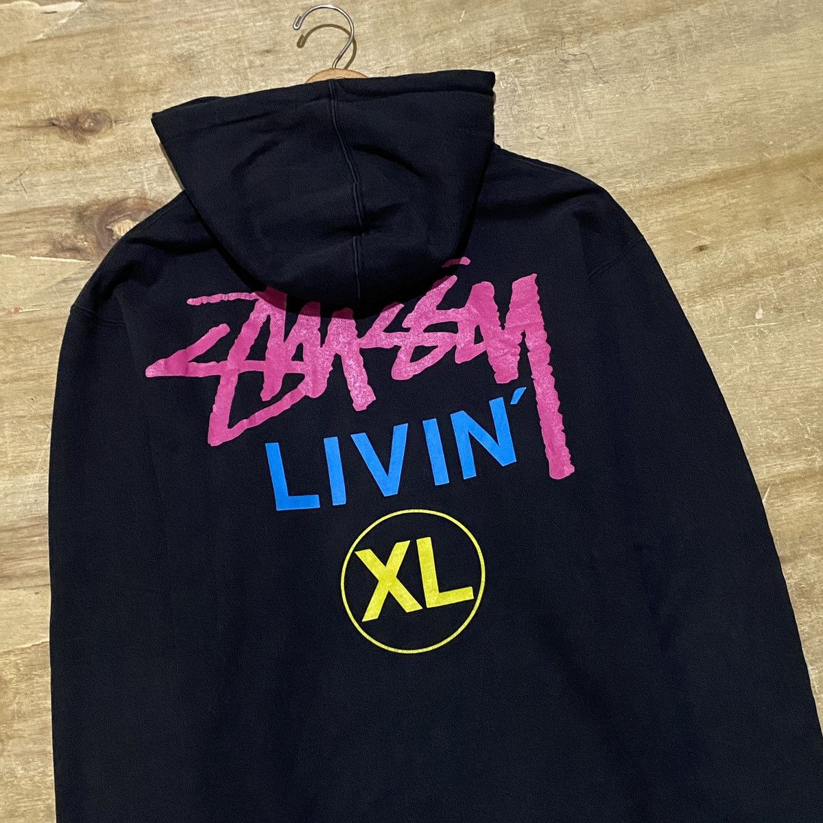 Stussy Y2k Hoodie Stussy livin Size US M / EU 48-50 / 2 - 3 Thumbnail