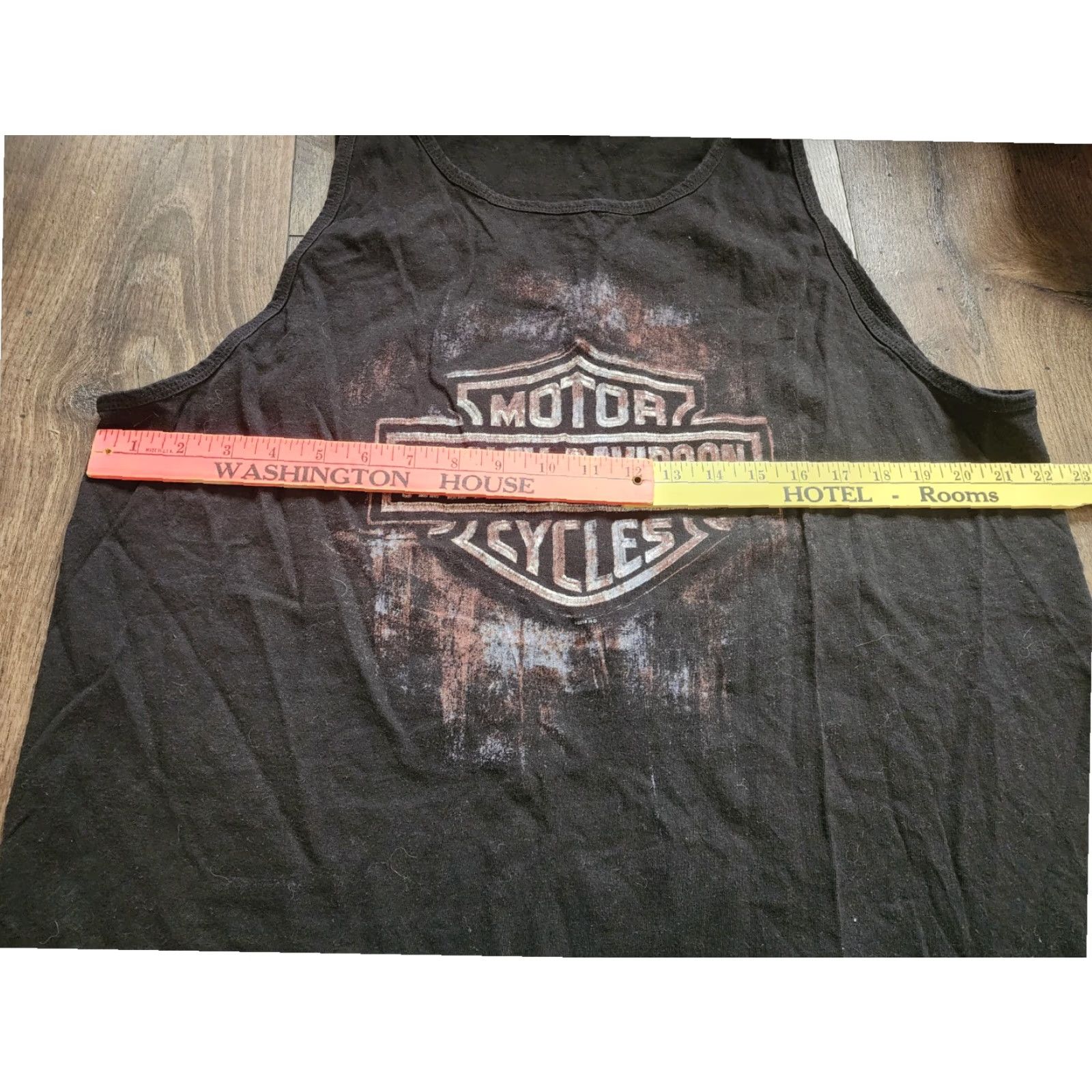 Harley Davidson Harley-Davidson Black Sleeveless Shirt Tank Top Motorcycles Mens XL Cotton Graphic Print Biker Logo Size US XL / EU 56 / 4 - 2 Thumbnail
