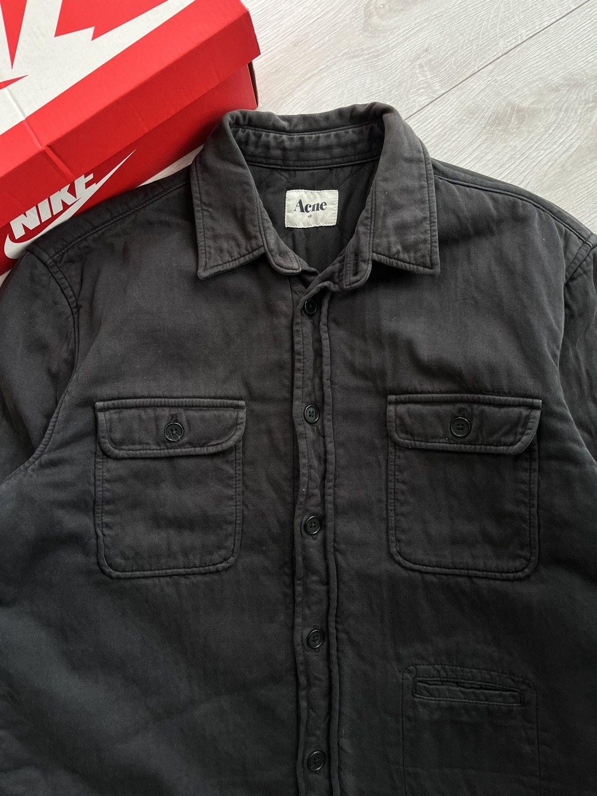 Acne Studios Acne Studios Who Denim Jacket Overdyed Black Size US M / EU 48-50 / 2 - 3 Thumbnail