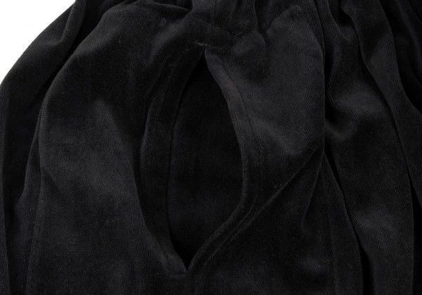 Comme des Garcons Comme Des Garcons size F Black Retro Velvet Design Skirt Size 24" / US 00 / IT 34 - 7 Thumbnail
