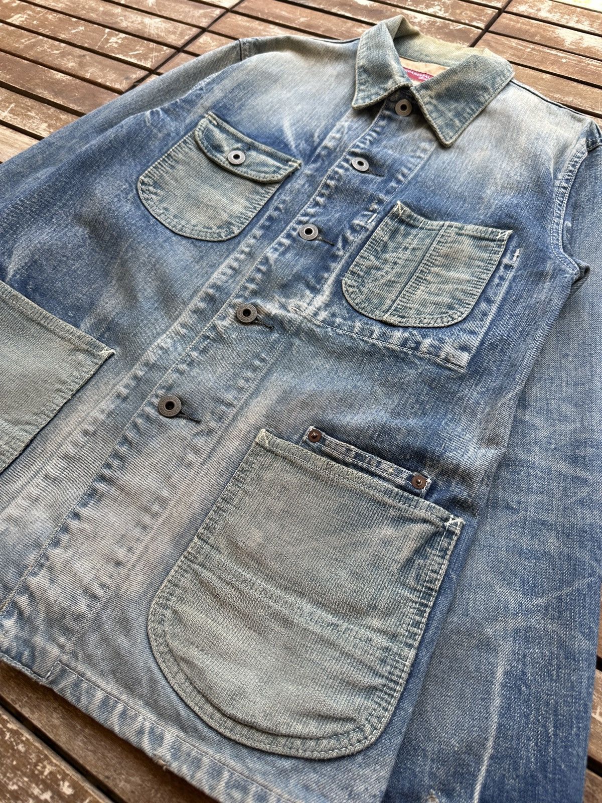 FDMTL FDMTL Fundamental Agreement Luxury JP Denim Coverall Jacket Size US M / EU 48-50 / 2 - 4 Thumbnail