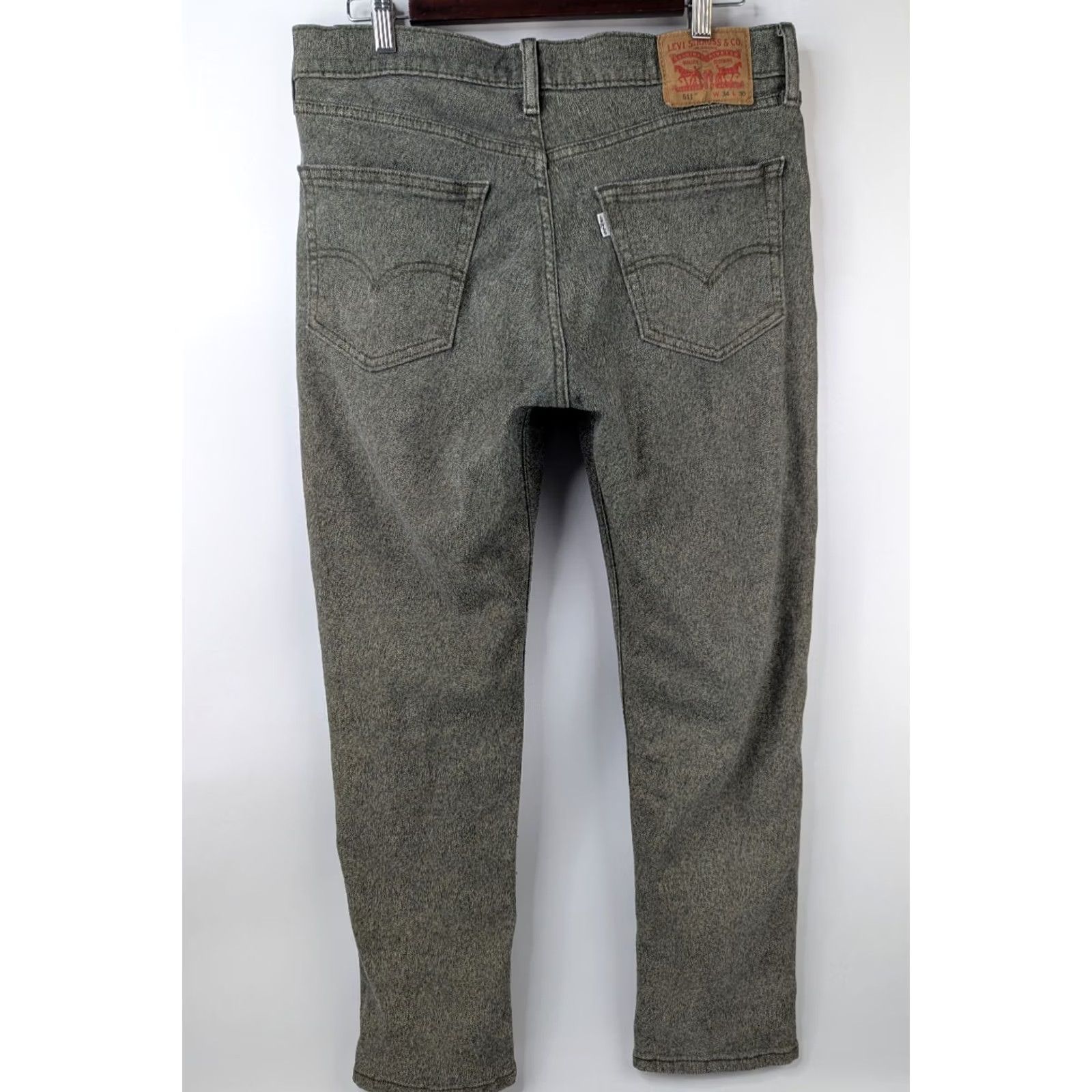 Levi's Levi's 511 Jeans Slim Straight 34x30 Green Gray Granite Denim Cotton Polyester Men Regular 5-Pocket Inseam 30 Size US 34 / EU 50 - 5 Thumbnail