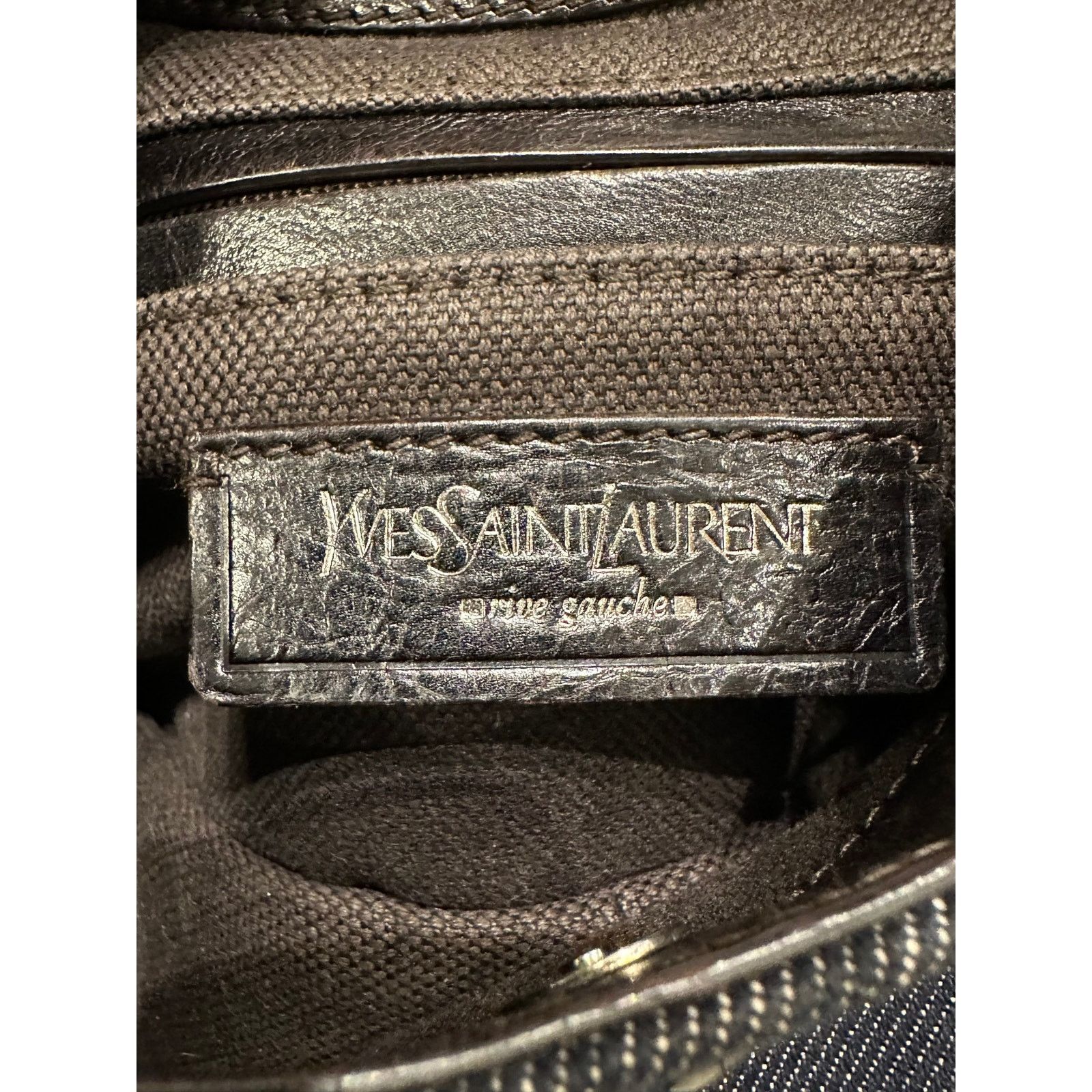 Yves Saint Laurent 2002 Yves Saint Laurent by Tom Ford Mombasa denim bag Size ONE SIZE - 13 Thumbnail