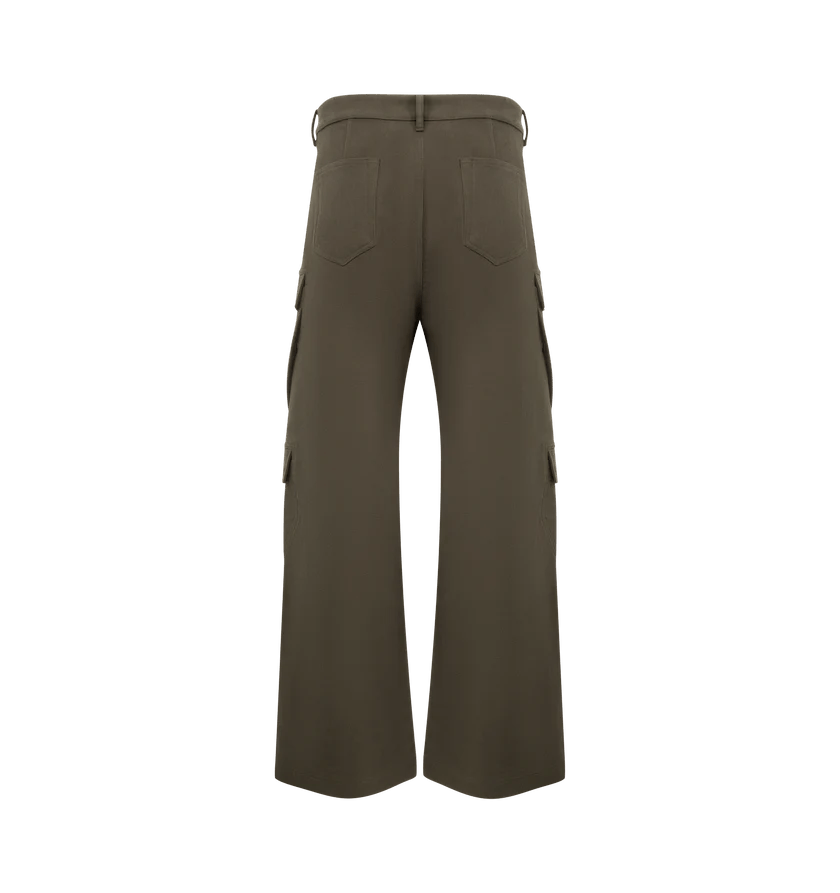 Rick Owens o1h1sh11225 Double Cargo Jeans in Dark Grey Size US 34 / EU 50 - 2 Thumbnail