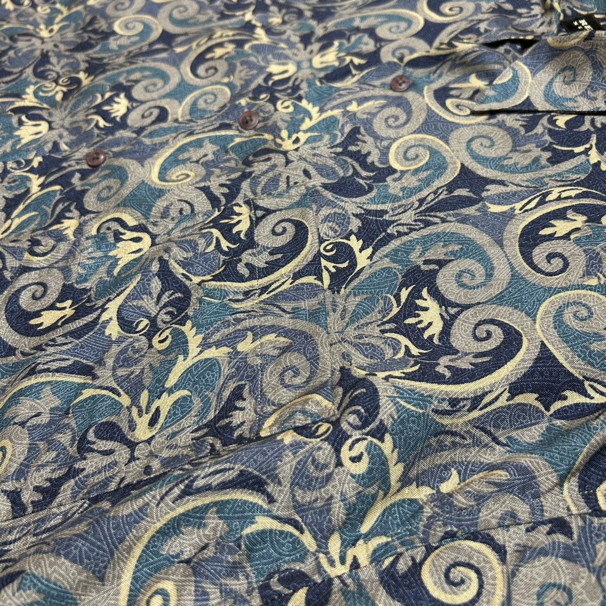 Other Vintage Reunion Menswear Shirt Button Up Paisley 90s Large Size US L / EU 52-54 / 3 - 6 Thumbnail