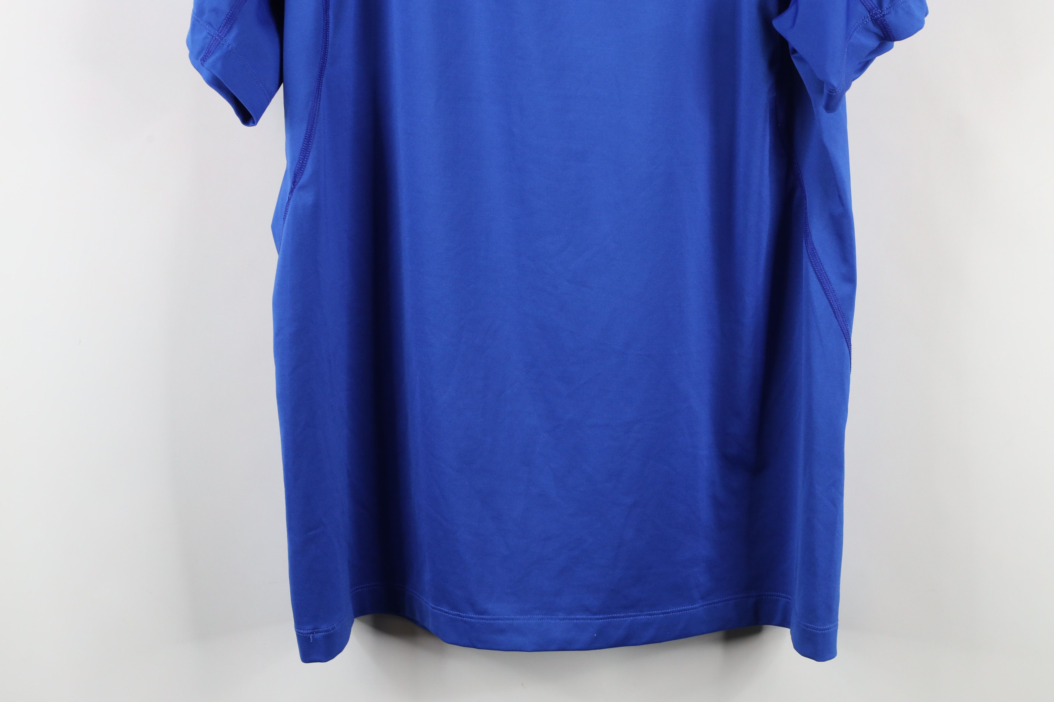 Nike × Vintage Nike Pro Combat Compression Gym Training T-Shirt Royal Blue Size US L / EU 52-54 / 3 - 14 Thumbnail