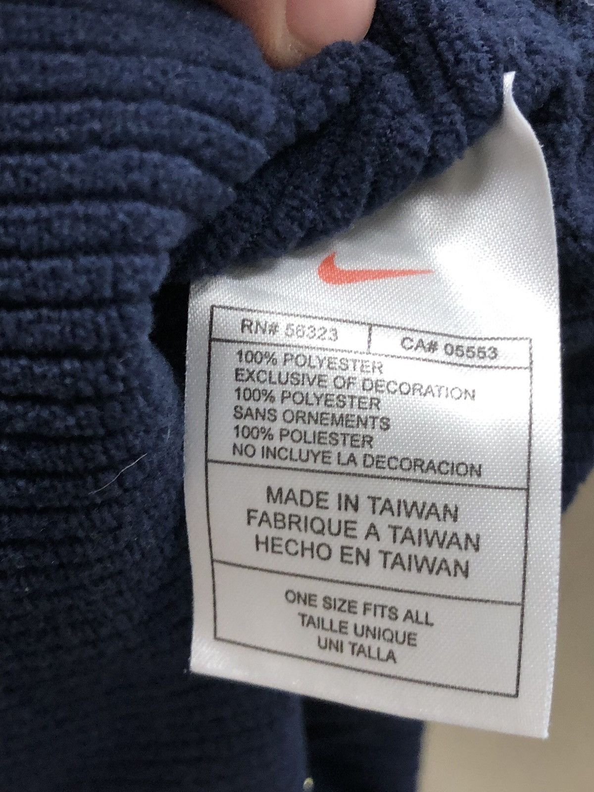 Nike × Vintage 90s Nike Beanie Size ONE SIZE - 4 Thumbnail