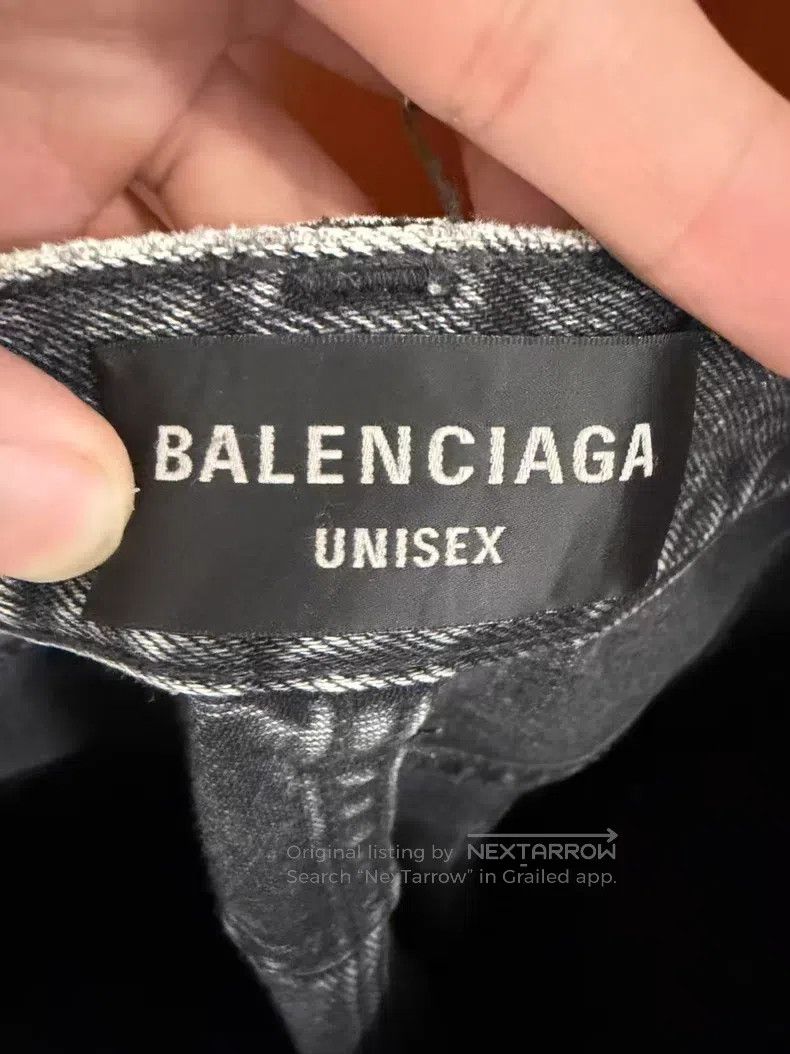 Balenciaga Balenciaga size XXS Washed Flared Destroyed Jeans Size US 27 - 4 Thumbnail