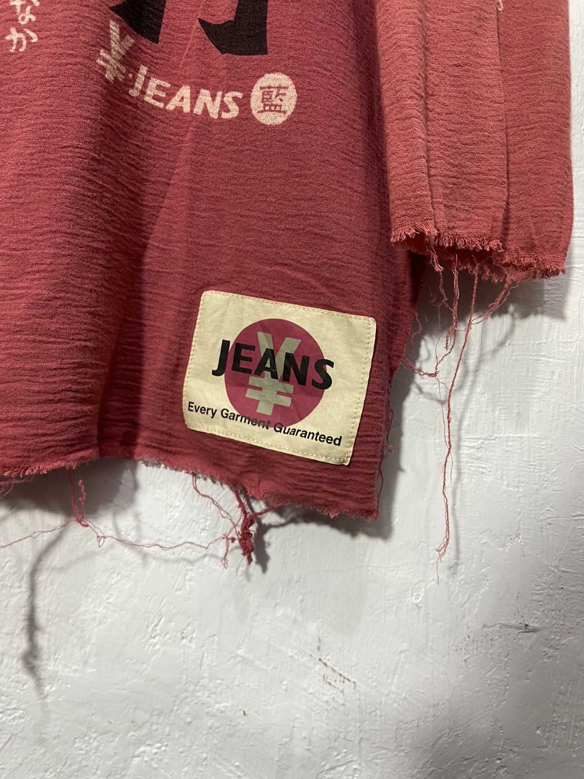 Japanese Brand Yamane Jeans Every Garment Guaranteed Raglan Sleeve Tshirt Size US M / EU 48-50 / 2 - 4 Thumbnail