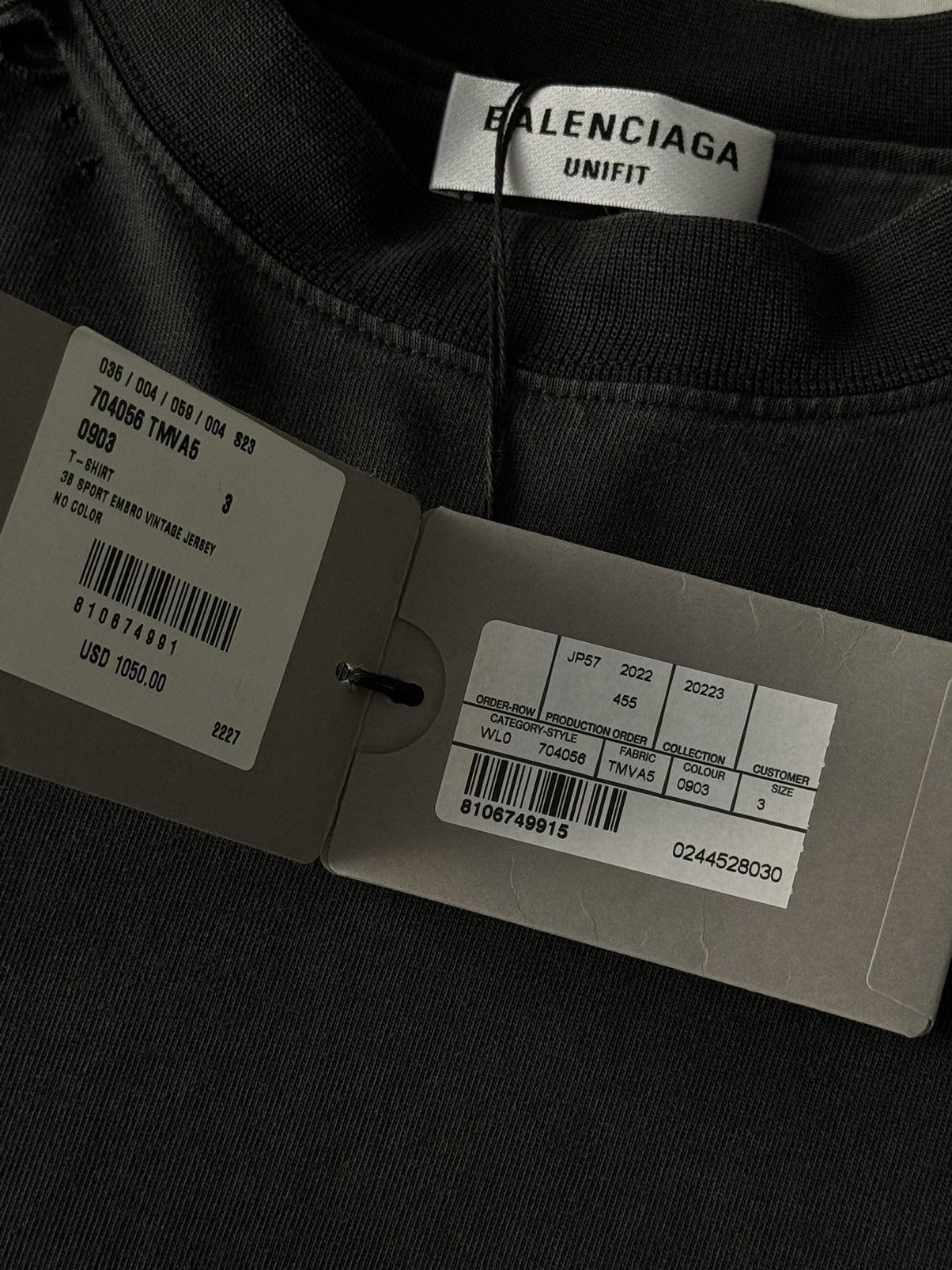 Balenciaga Balenciaga 3B Sports Icon Repaired T-Shirt Size US XL / EU 56 / 4 - 14 Thumbnail