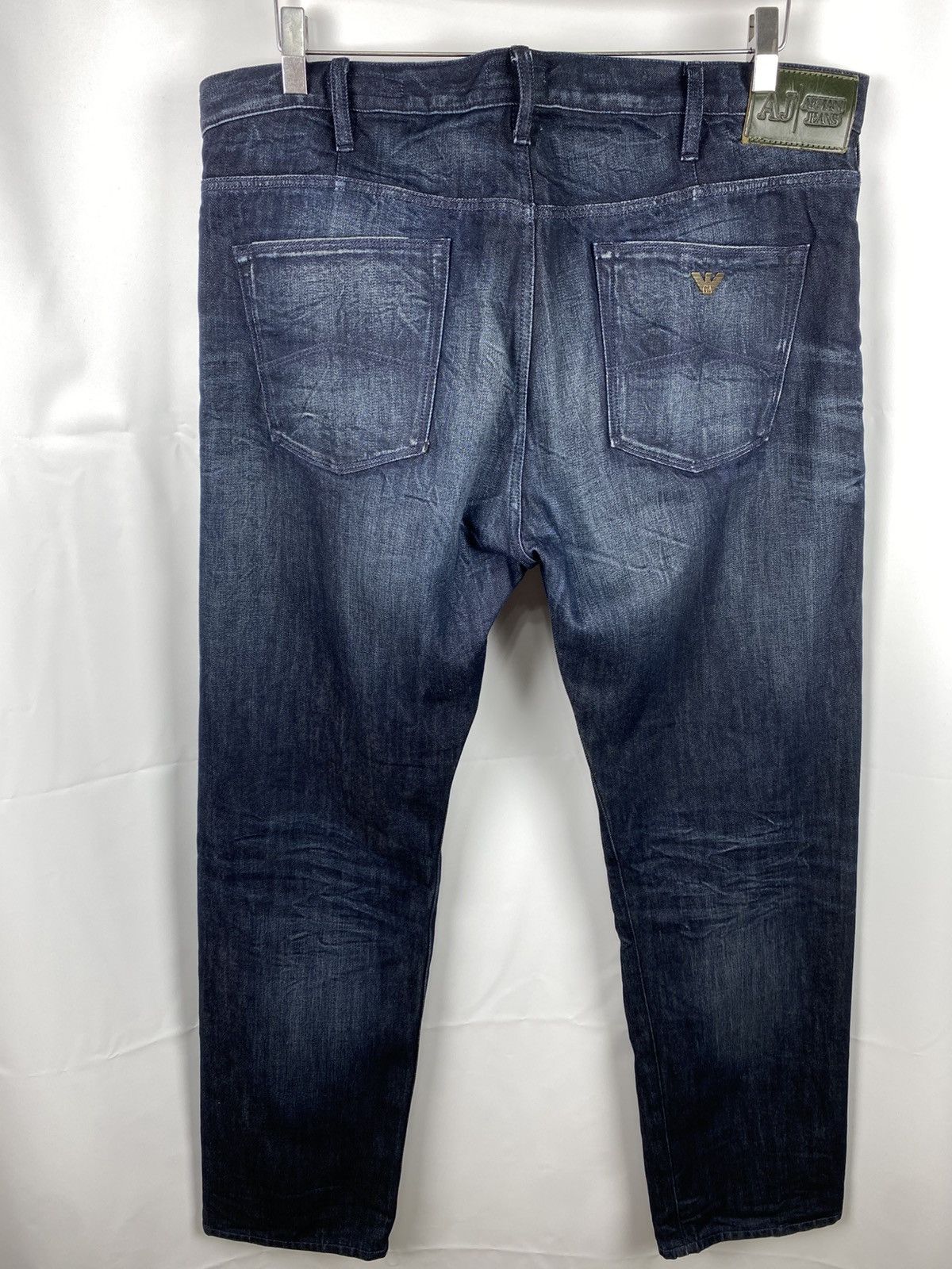 Armani Armani Jeans Men Straight Jeans Dark Blue size 38 x 34 Size US 38 / EU 54 - 2 Thumbnail