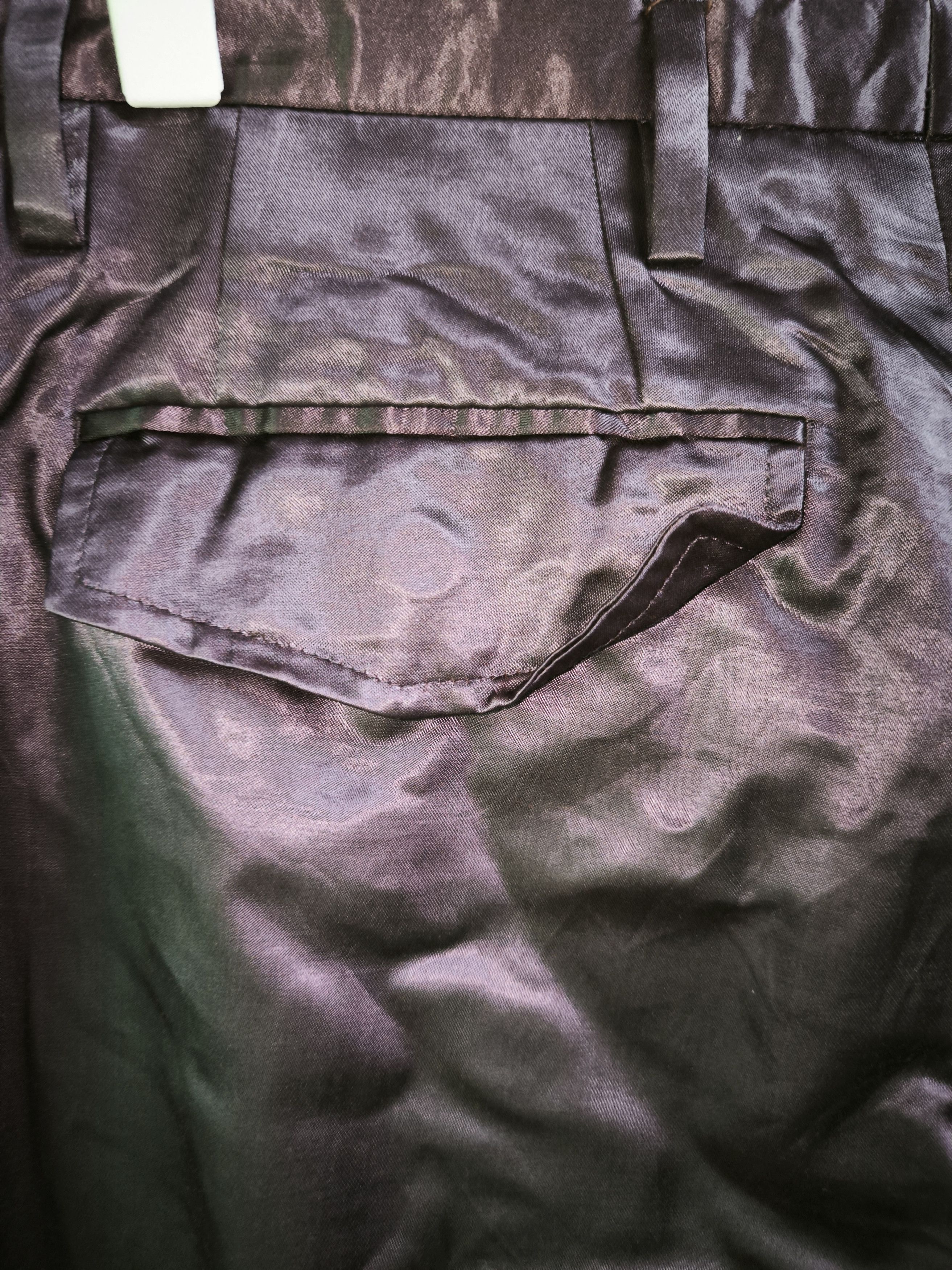 Designer × Marc Jacobs Rayon Shinning Wax Purple Ankle Pants Size 30" / US 8 / IT 44 - 15 Thumbnail