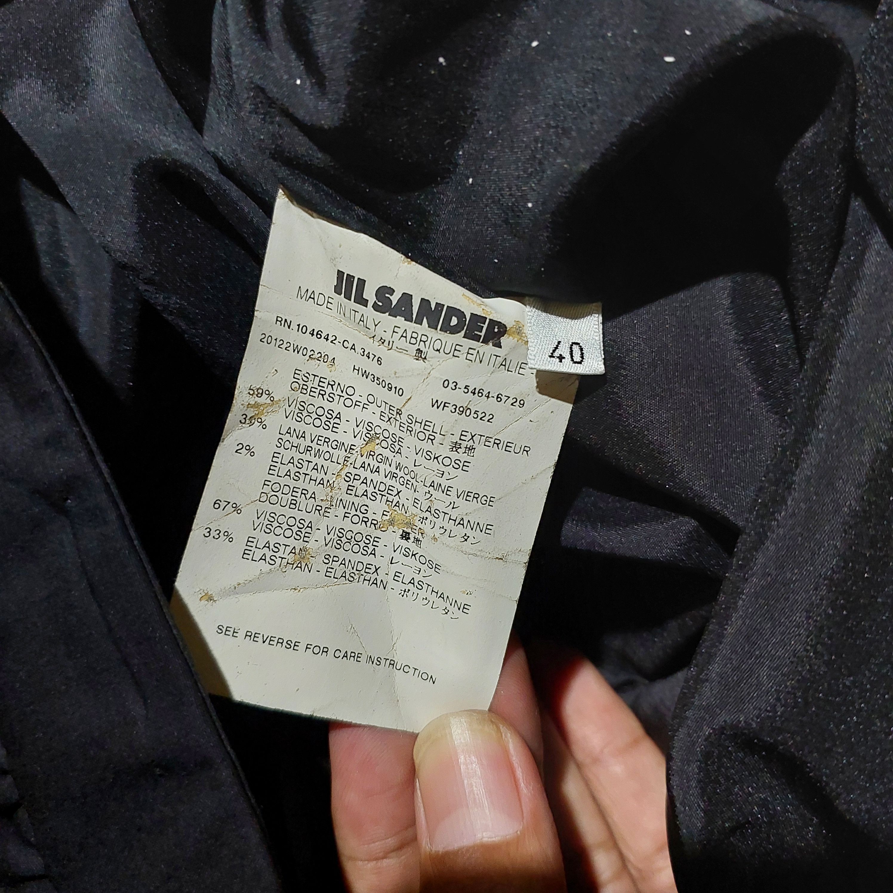 Jil Sander Jil sander nylon black midi skirt Size 30" / US 8 / IT 44 - 11 Thumbnail