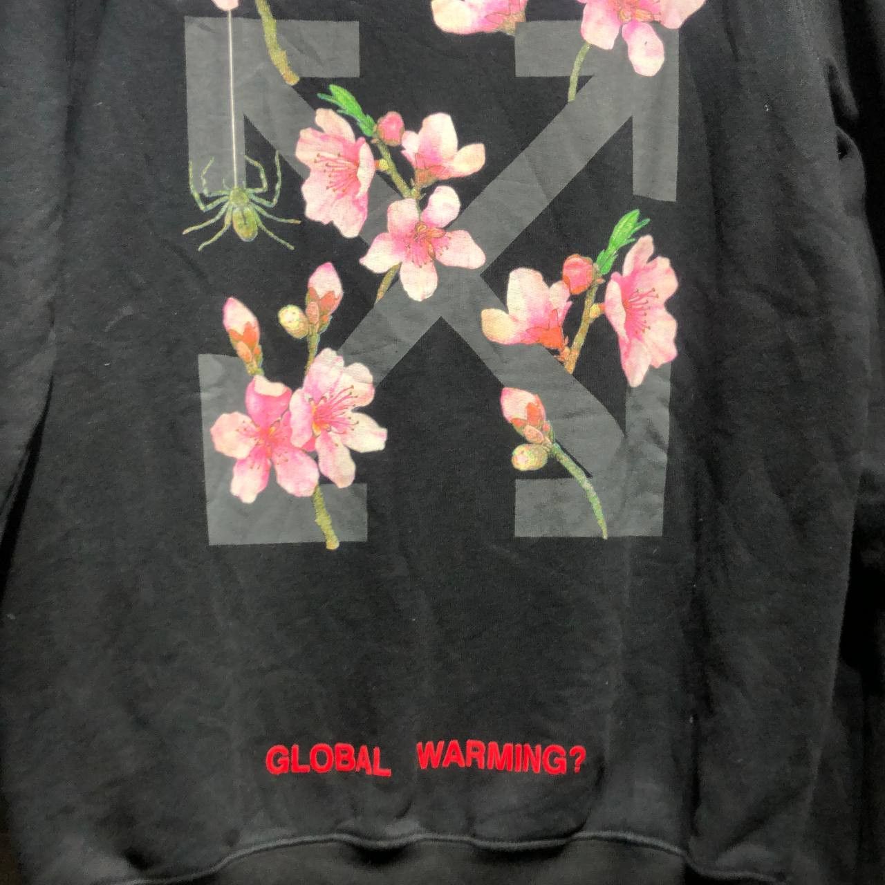 Off-White Off-White Cherry Blossom Sakura Arrows Crewneck L/S Size US M / EU 48-50 / 2 - 3 Thumbnail