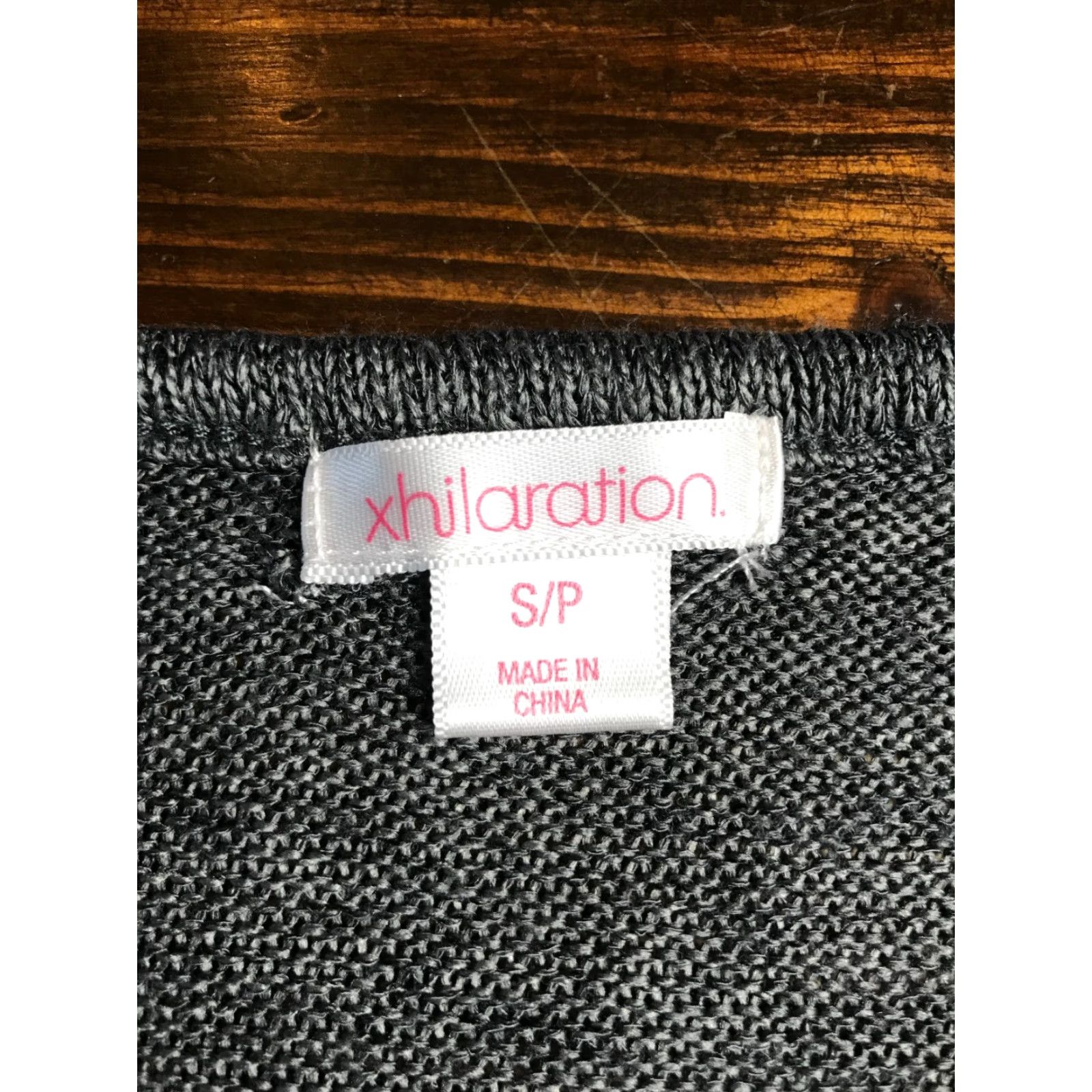 Vintage Xhilaration Sweater Women's Size Small Gray Round Neck Long Sleeve Pullover Casual Regular Fit Size S / US 4 / IT 40 - 5 Thumbnail