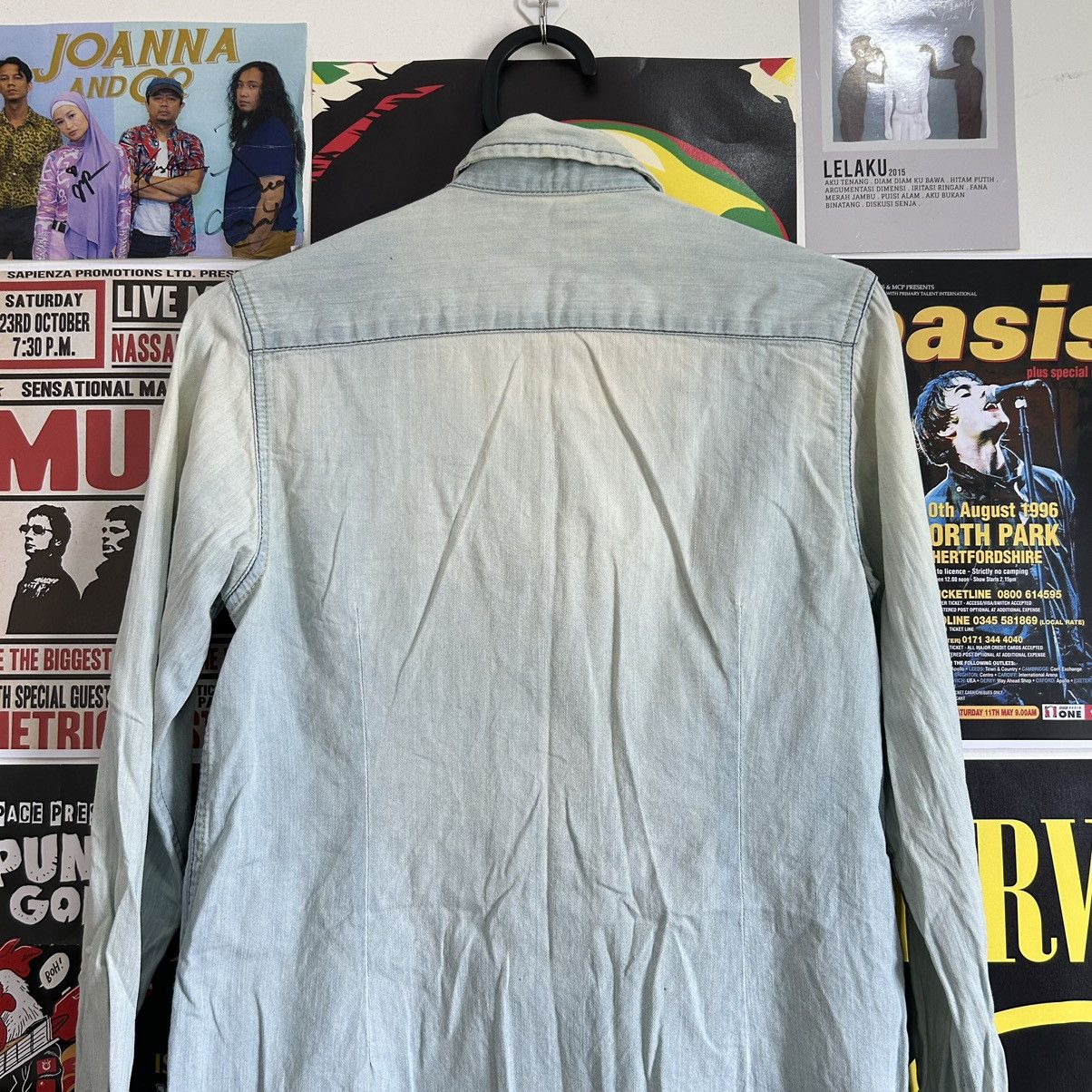 MOUSSY Vintage Revitalization by Moussy Snap Button Denim Shirt Size US S / EU 44-46 / 1 - 7 Thumbnail