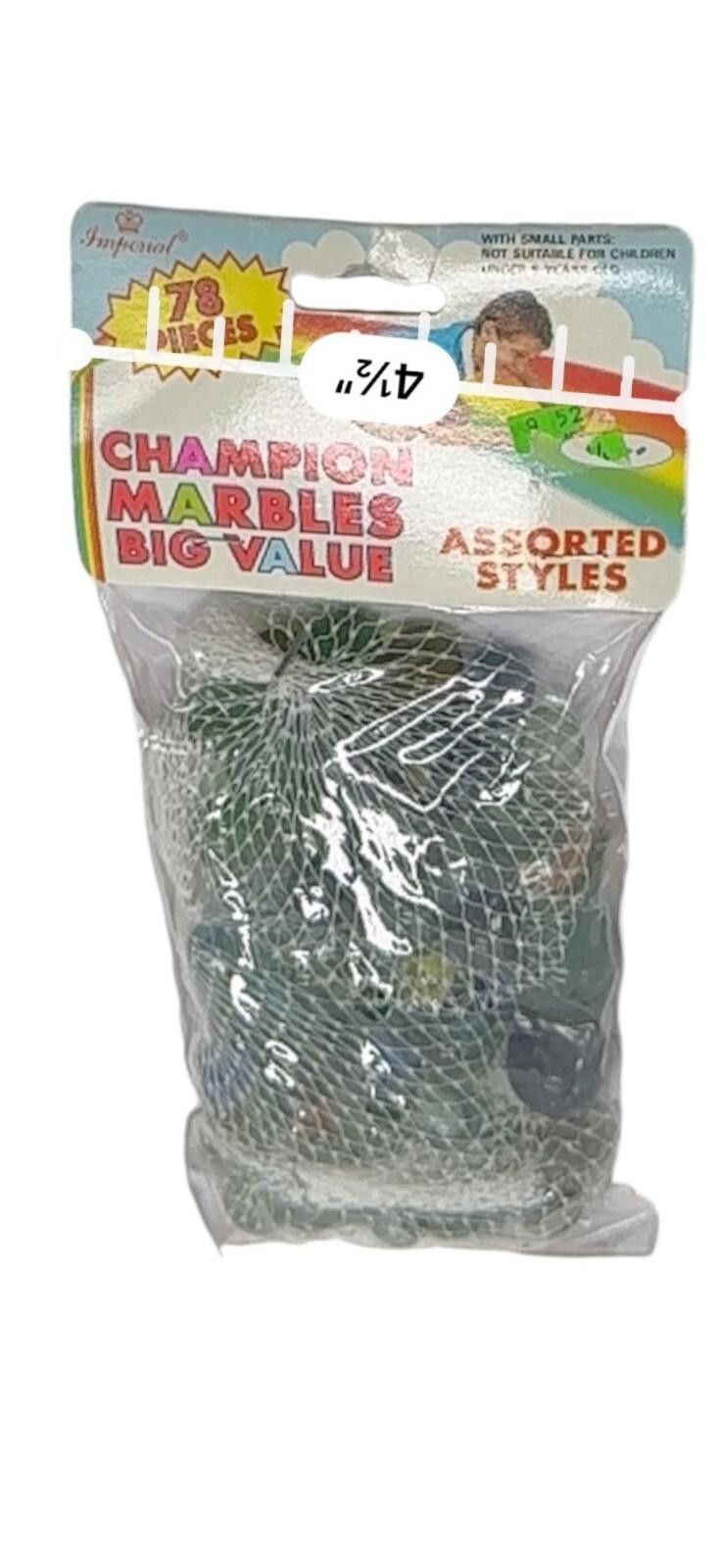 Other Marbles 78 Pcs Assorted Styles 1990 Imperial Toy Corp Size ONE SIZE - 6 Thumbnail