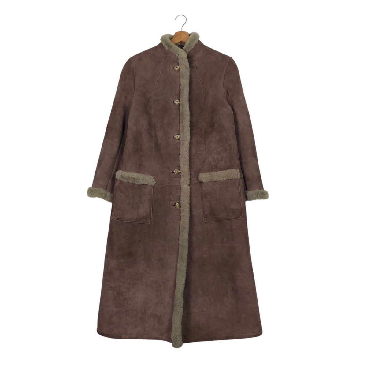 Vintage Vintage Long Jacket Leather Shearling Mink Fur DenoDe Patit Size US M / EU 48-50 / 2 - 2 Thumbnail