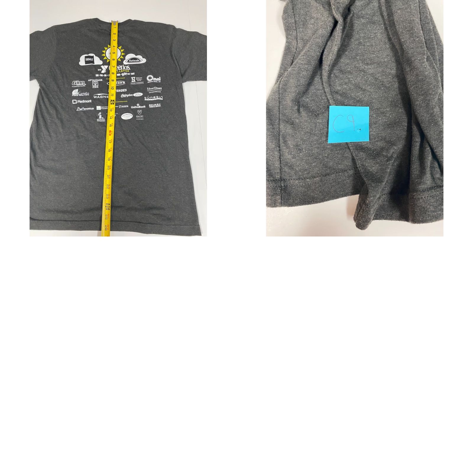 Tultex Cheerios Mens Shirt Medium gray challenge Size US M / EU 48-50 / 2 - 8 Thumbnail