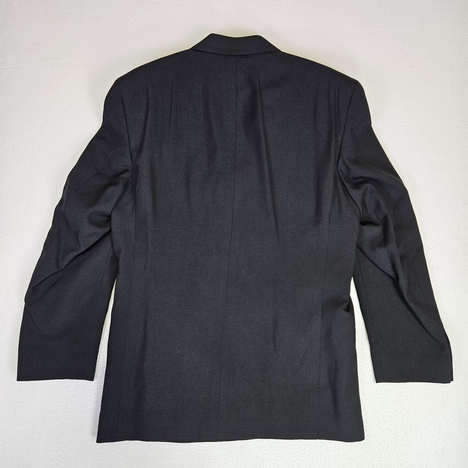 Halston Halston Tuxedo Jacket Wedding Peak Lapel Double Breasted Size 40R - 10 Thumbnail