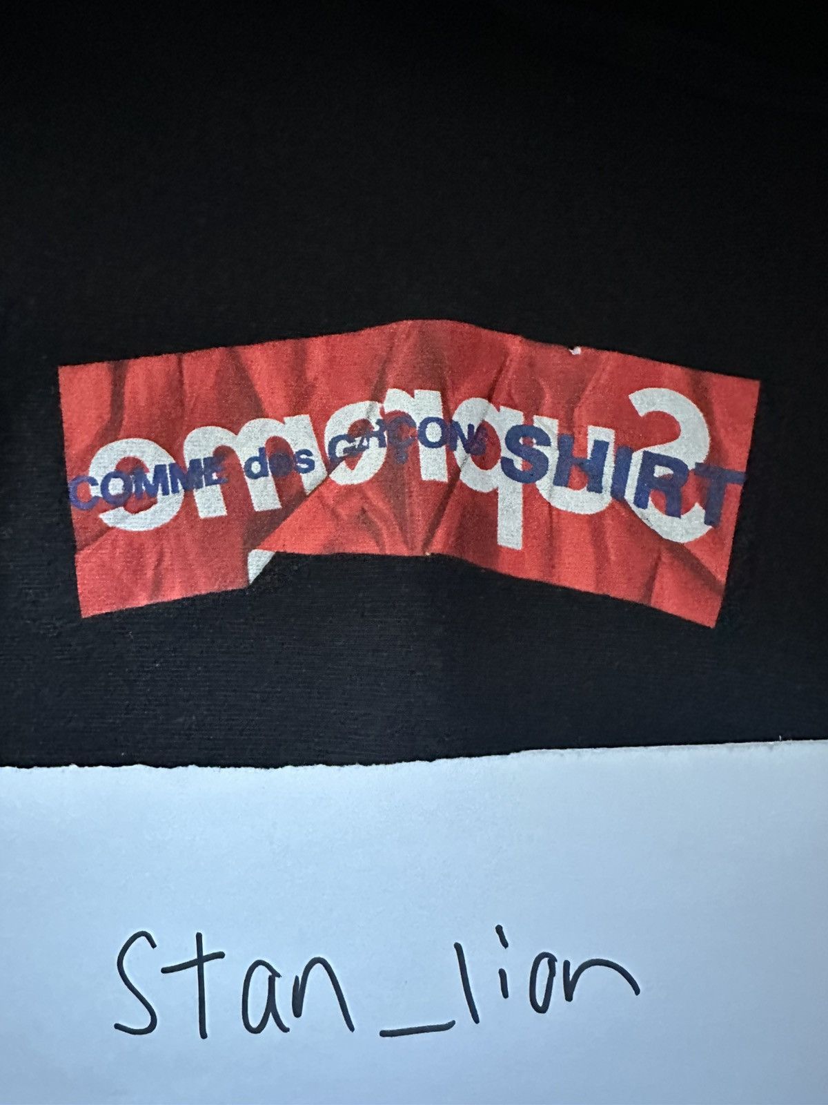 Comme des Garcons SHIRT × Supreme Supreme x CDG Crinkle Box Logo Size US M / EU 48-50 / 2 - 2 Thumbnail