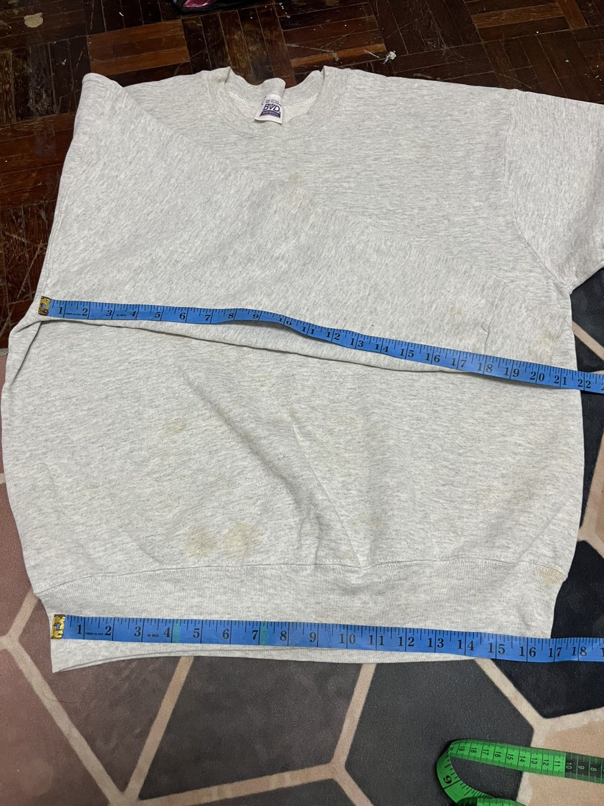 Vintage 💥Offer💥 BVD PLAIN Blank Pokycotton Sweatshirts Size US L / EU 52-54 / 3 - 11 Thumbnail